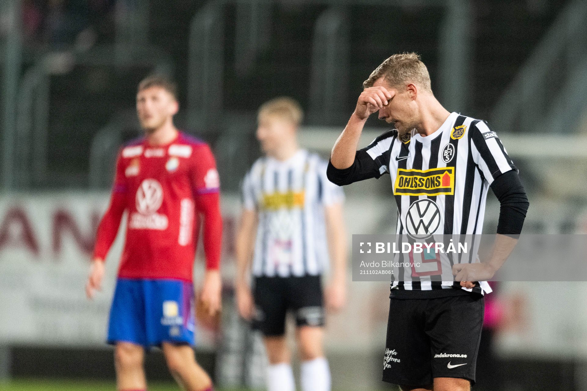 Landskronas Linus Olsson deppar