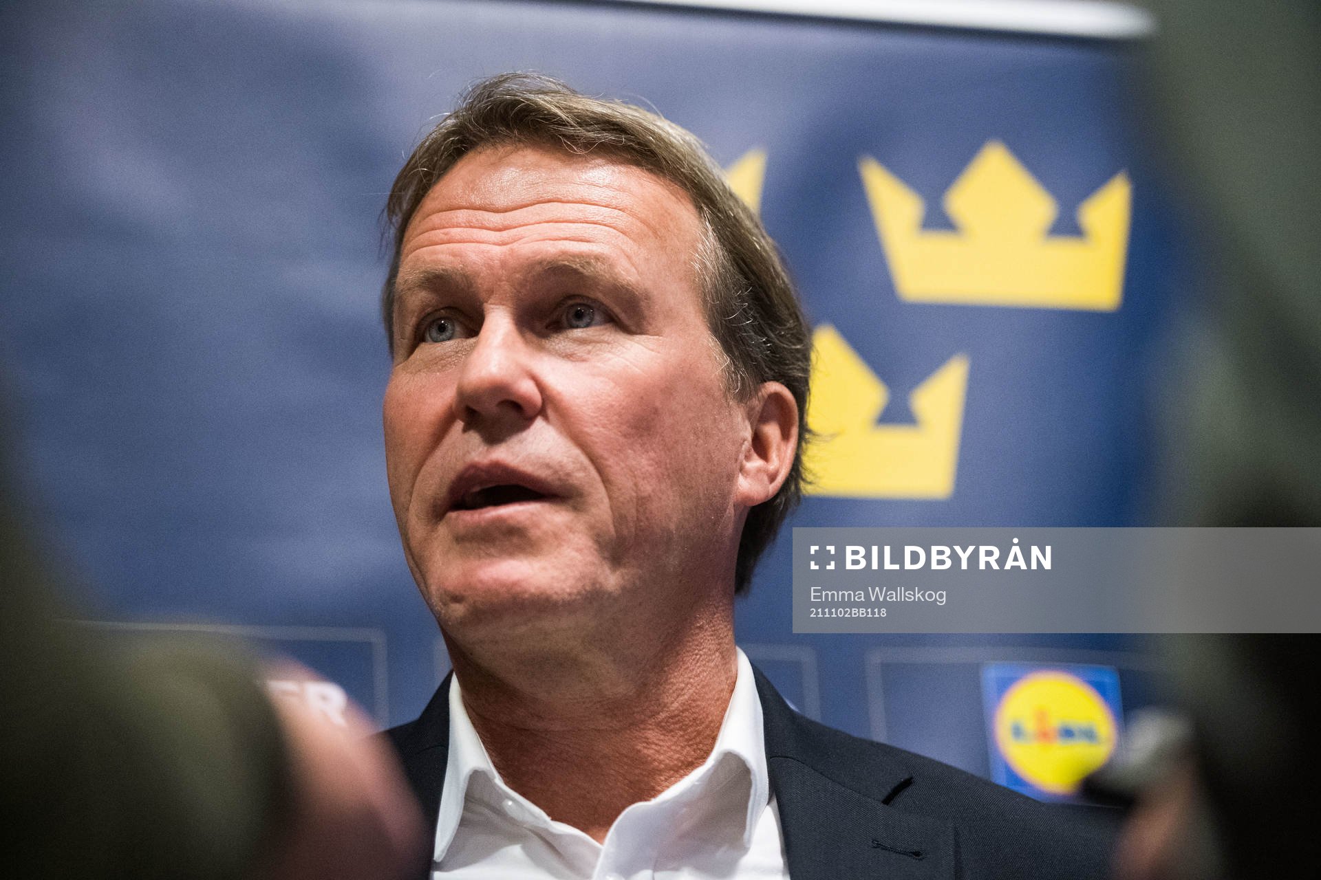 Förbundskapten Johan Garpenlöv presenterar truppen till