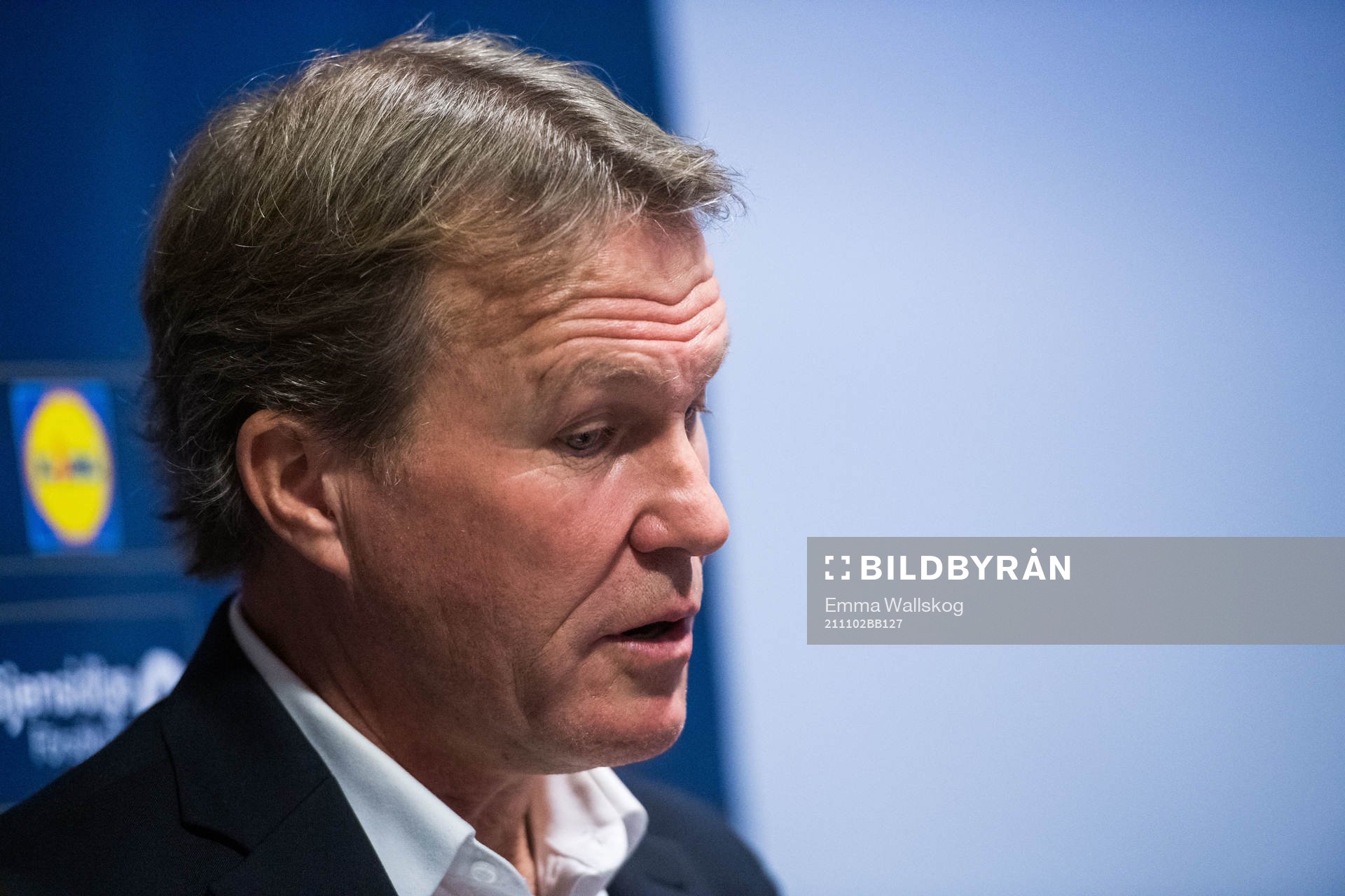 Förbundskapten Johan Garpenlöv presenterar truppen till
