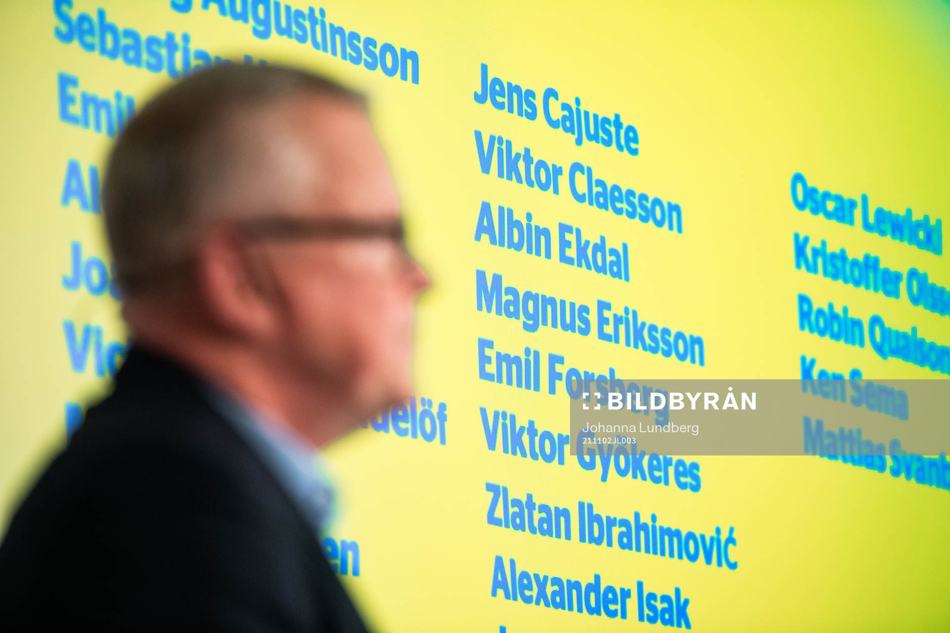 Head coach Janne Andersson of the Swedish national football