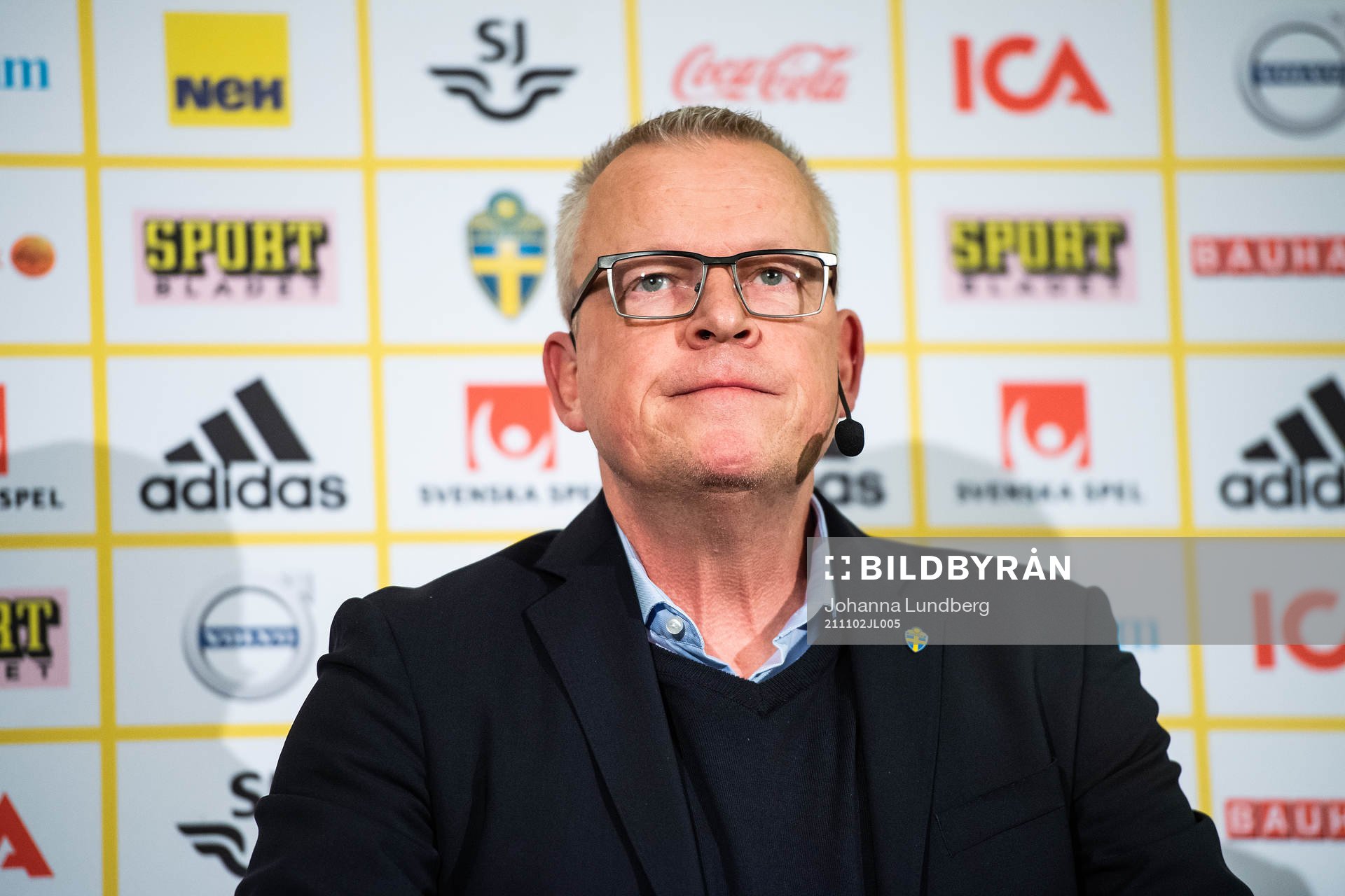 Head coach Janne Andersson of the Swedish national football