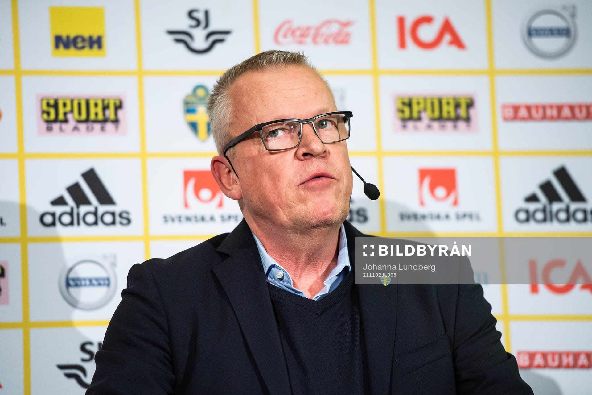 Head coach Janne Andersson of the Swedish national football