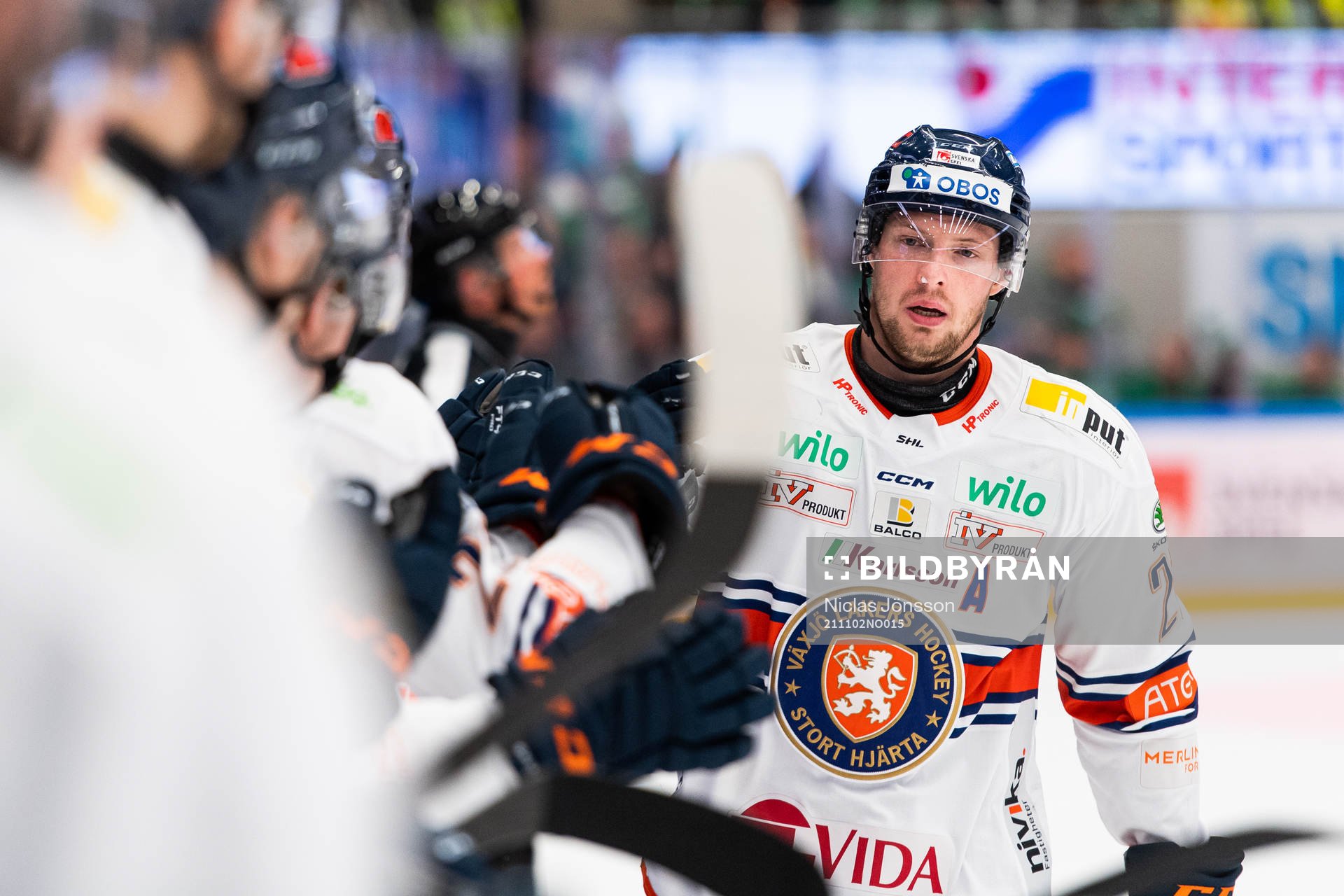 Växjös Martin Lundberg jublar