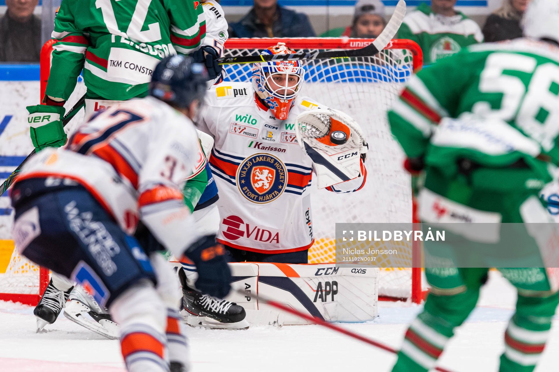 Växjös målvakt Janis Kalnins