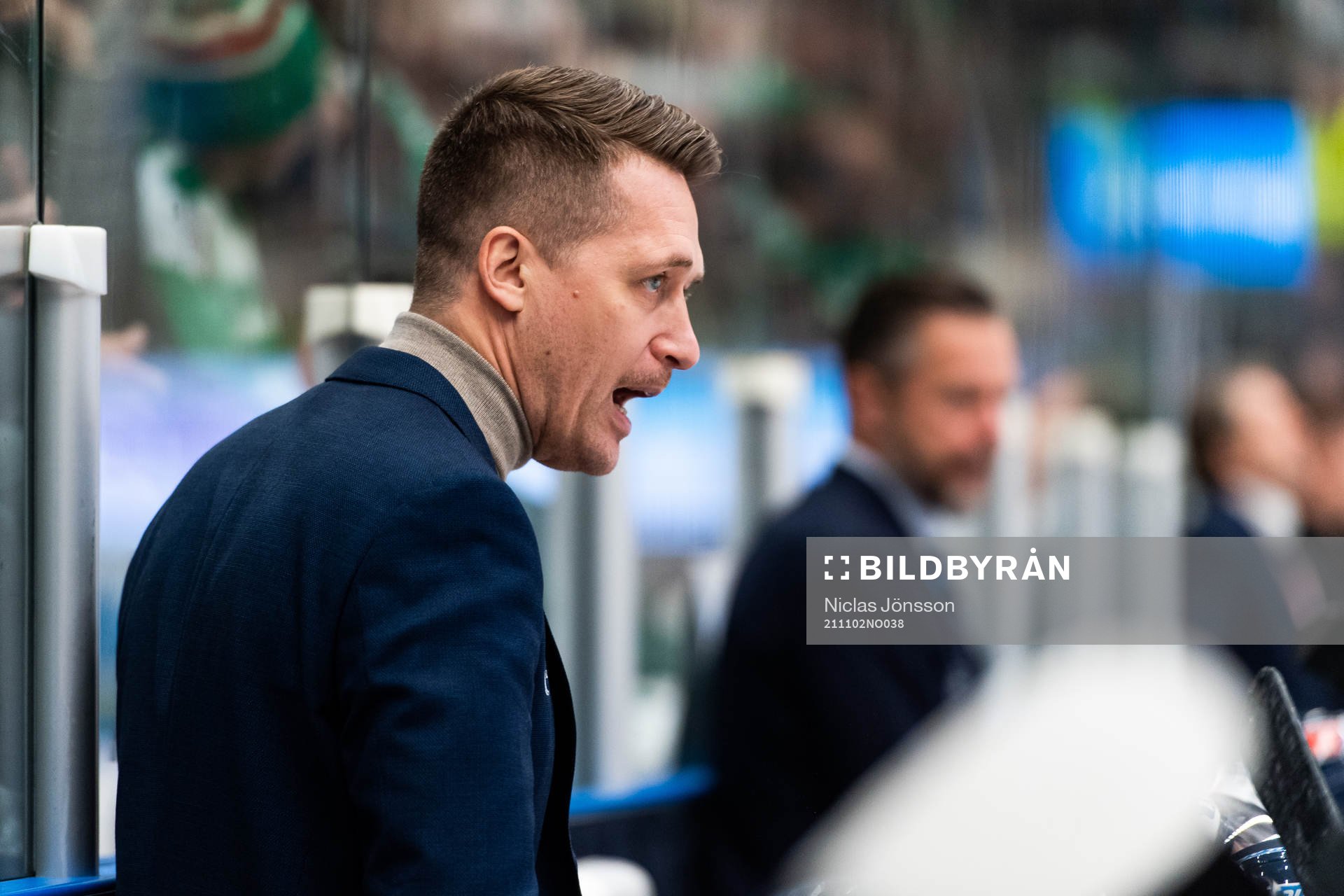 Växjös tränare Sam Hallam