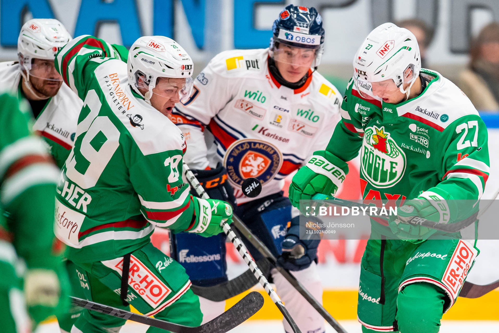 Rögles Tyler Kelleher och Linus Sjödin