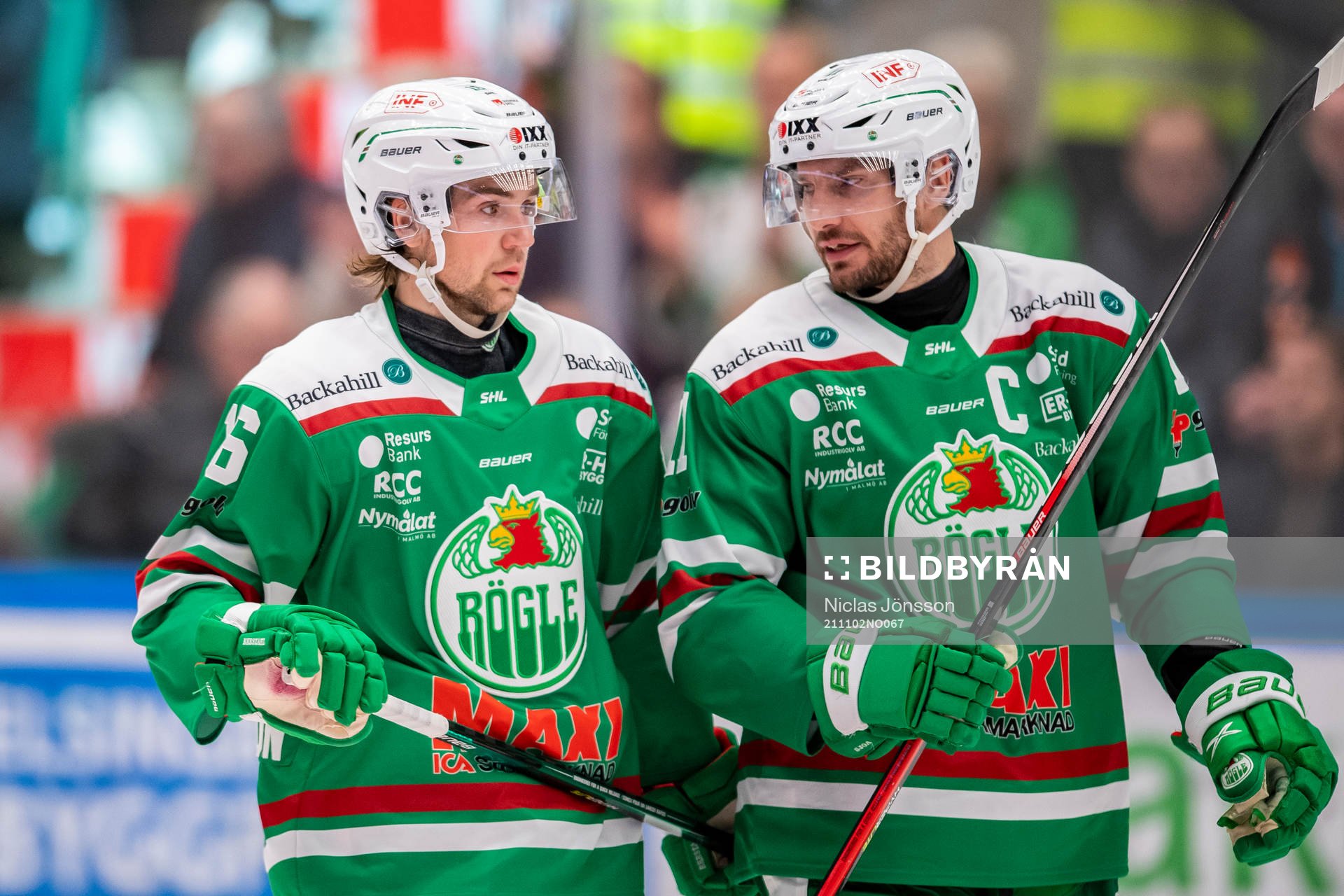 Rögles Lucas Ekeståhl Jonsson  och Mattias Sjögren