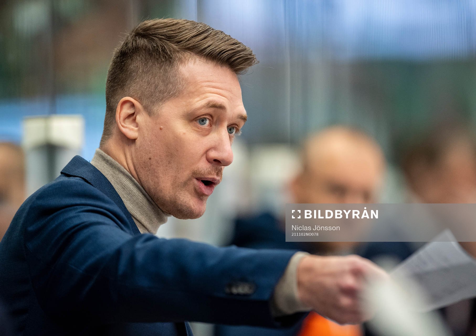 Växjös tränare Sam Hallam