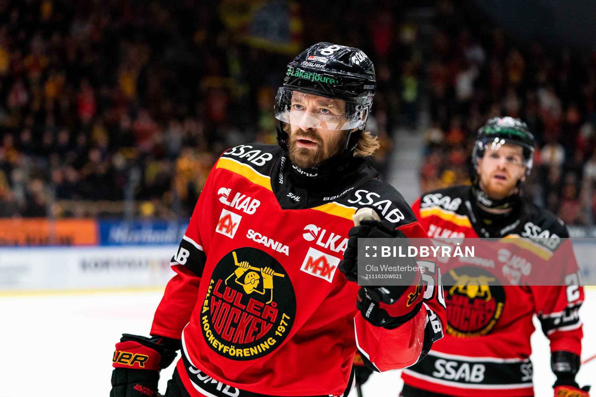 Luleås Daniel Sondell jublar