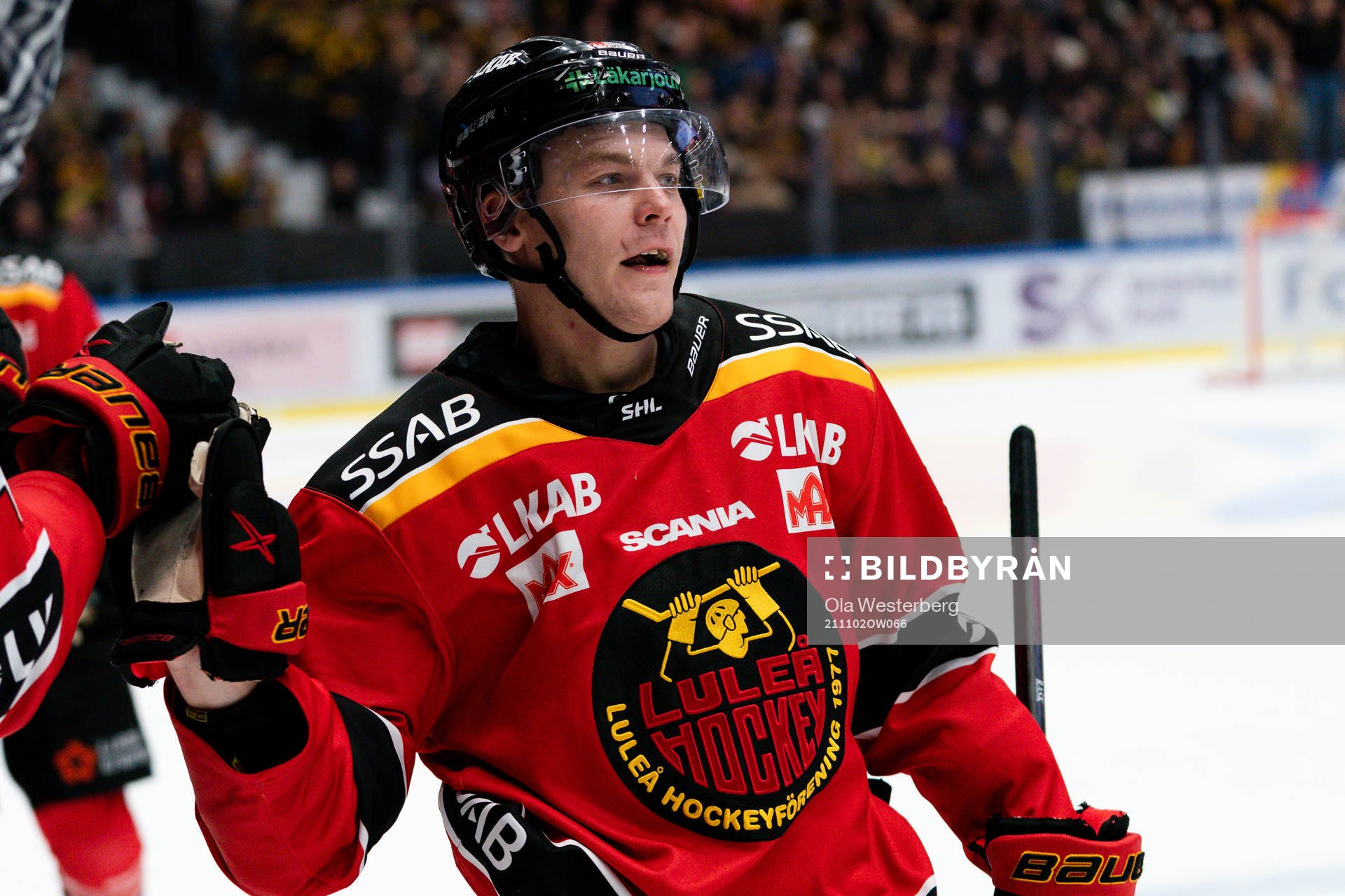 Luleås Joonas Rask jublar