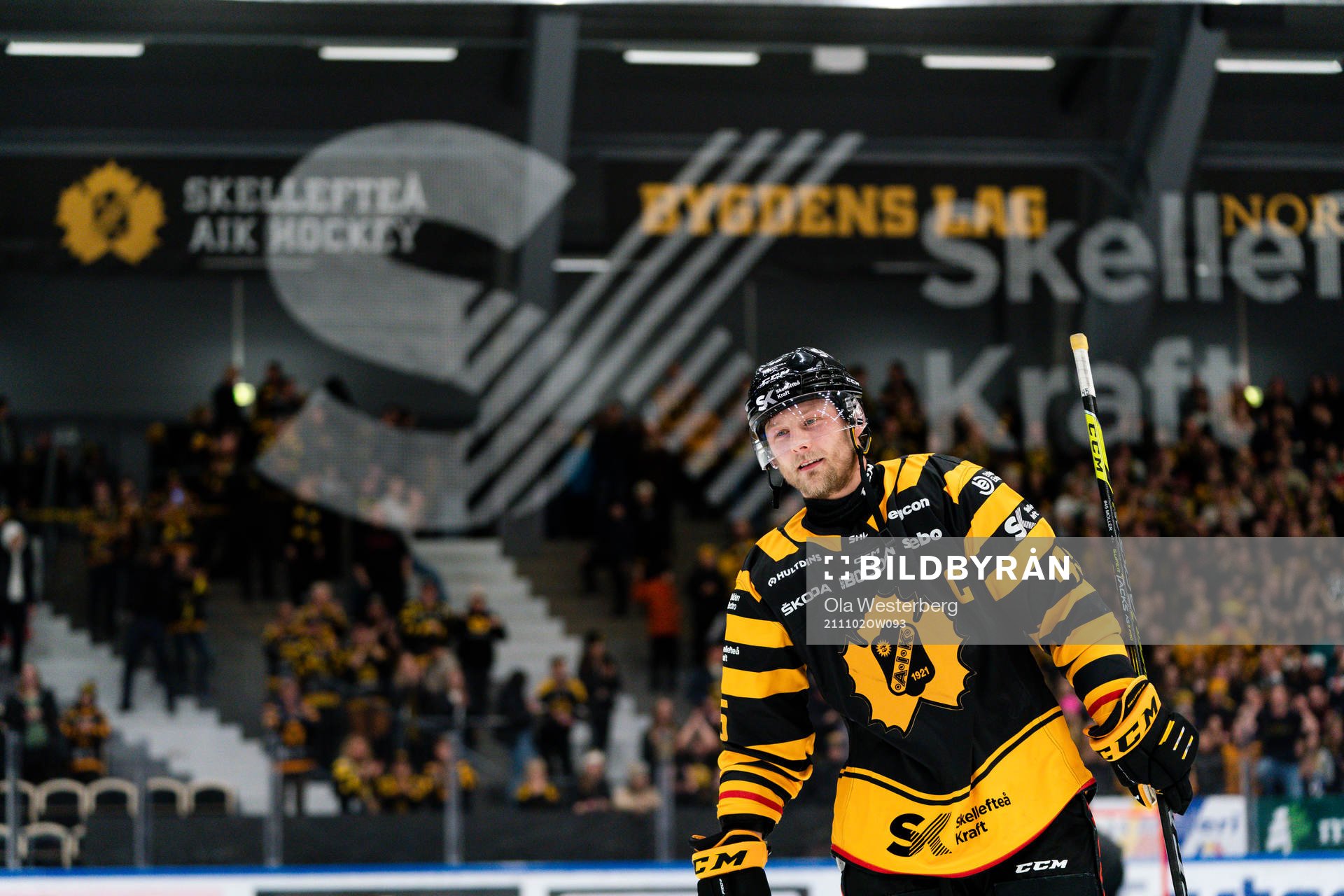 Skellefteås Oscar Möller jublar