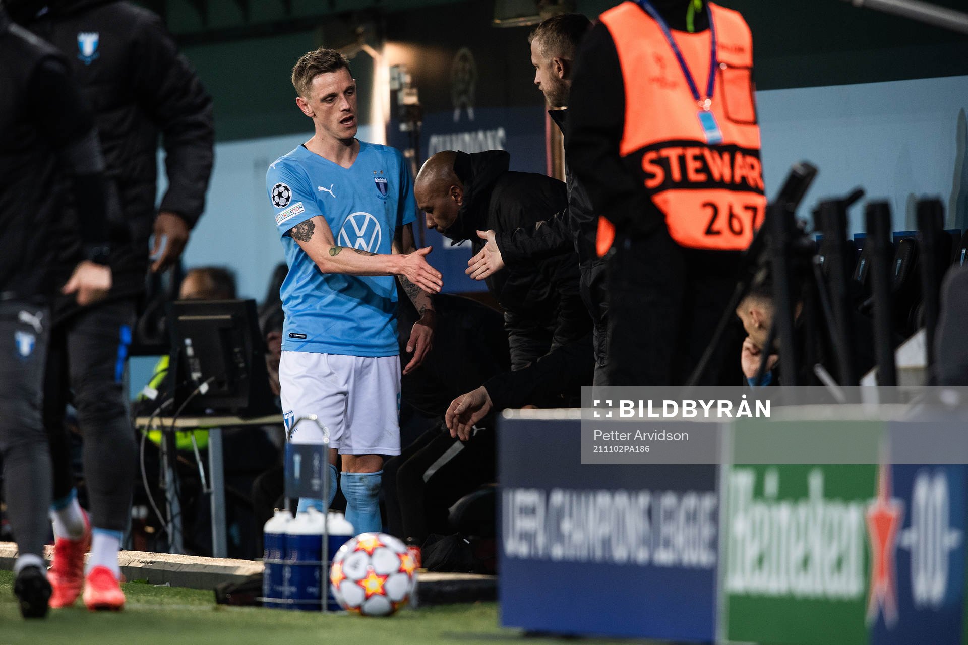 Sören Rieks of Malmö FF looks dejected