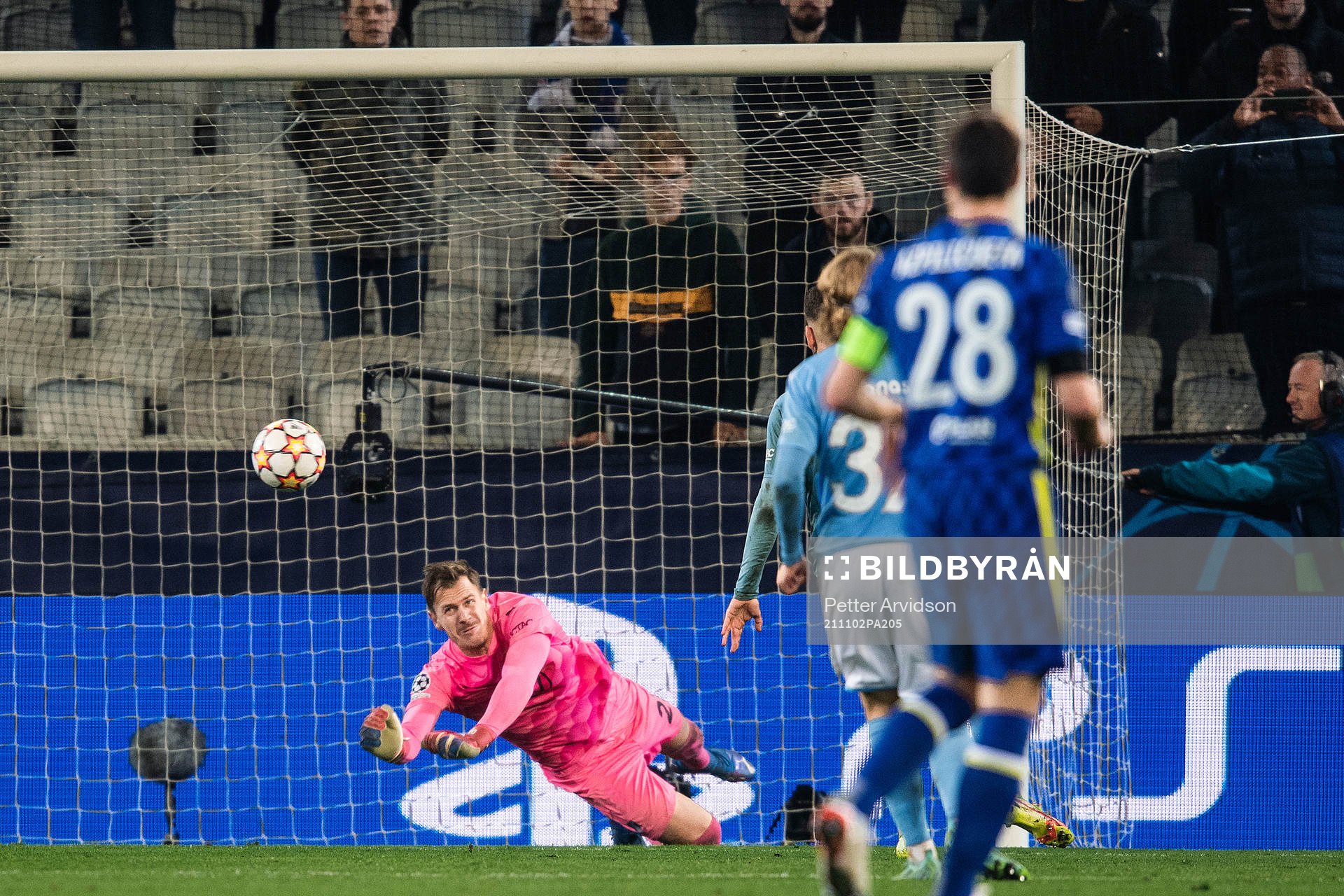 goalkeeper Johan Dahlin of Malmö FF
