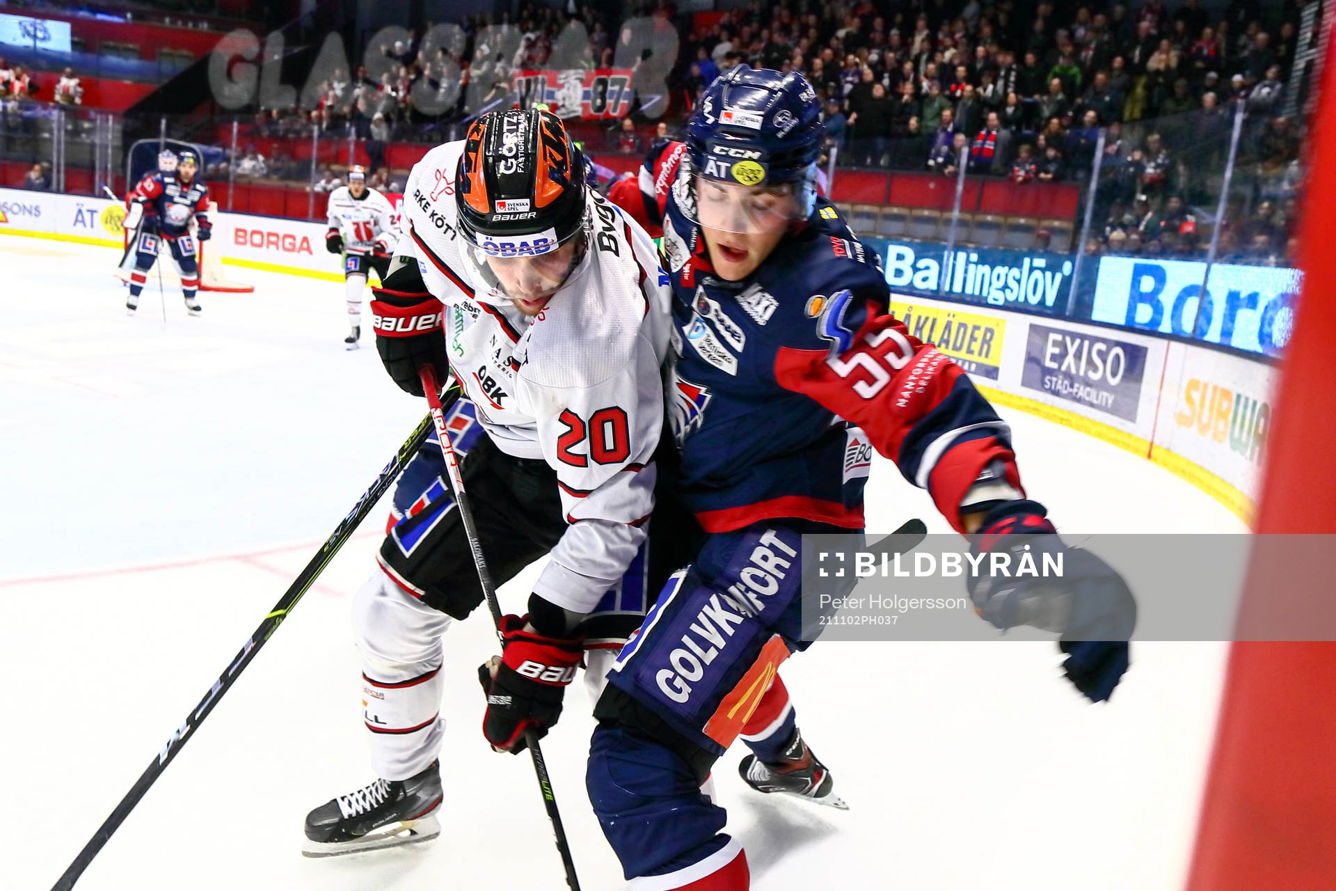 Örebros Miikka Salomäki och Linköpings Max Lindroth