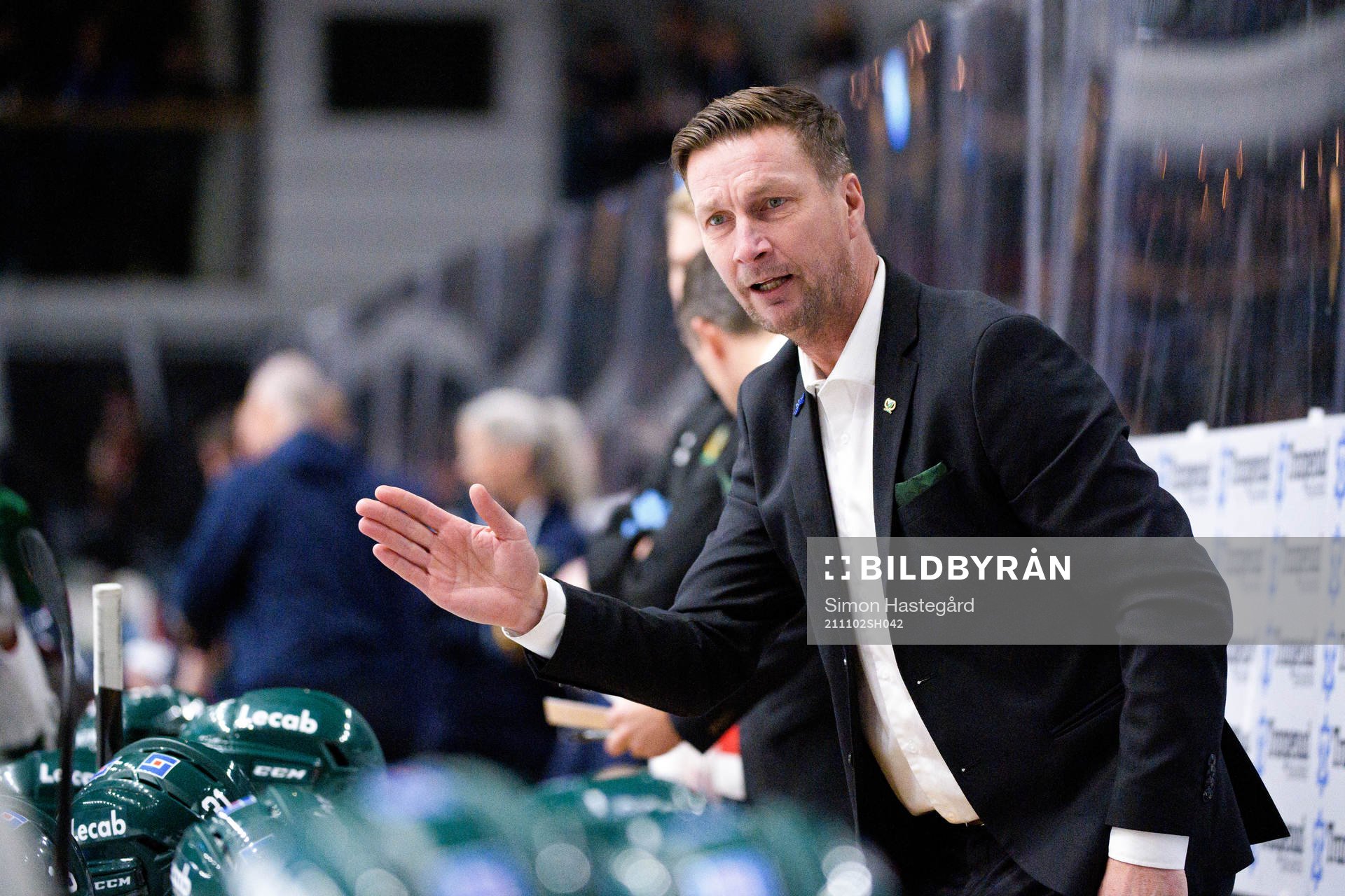 Färjestads tränare Johan Pennerborn