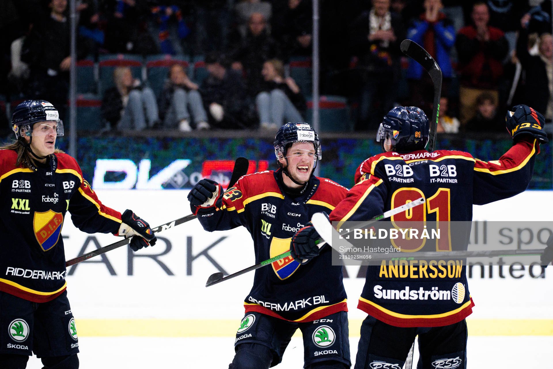 Djurgårdens Marcus Sörensen, Rasmus Bengtsson och Linus