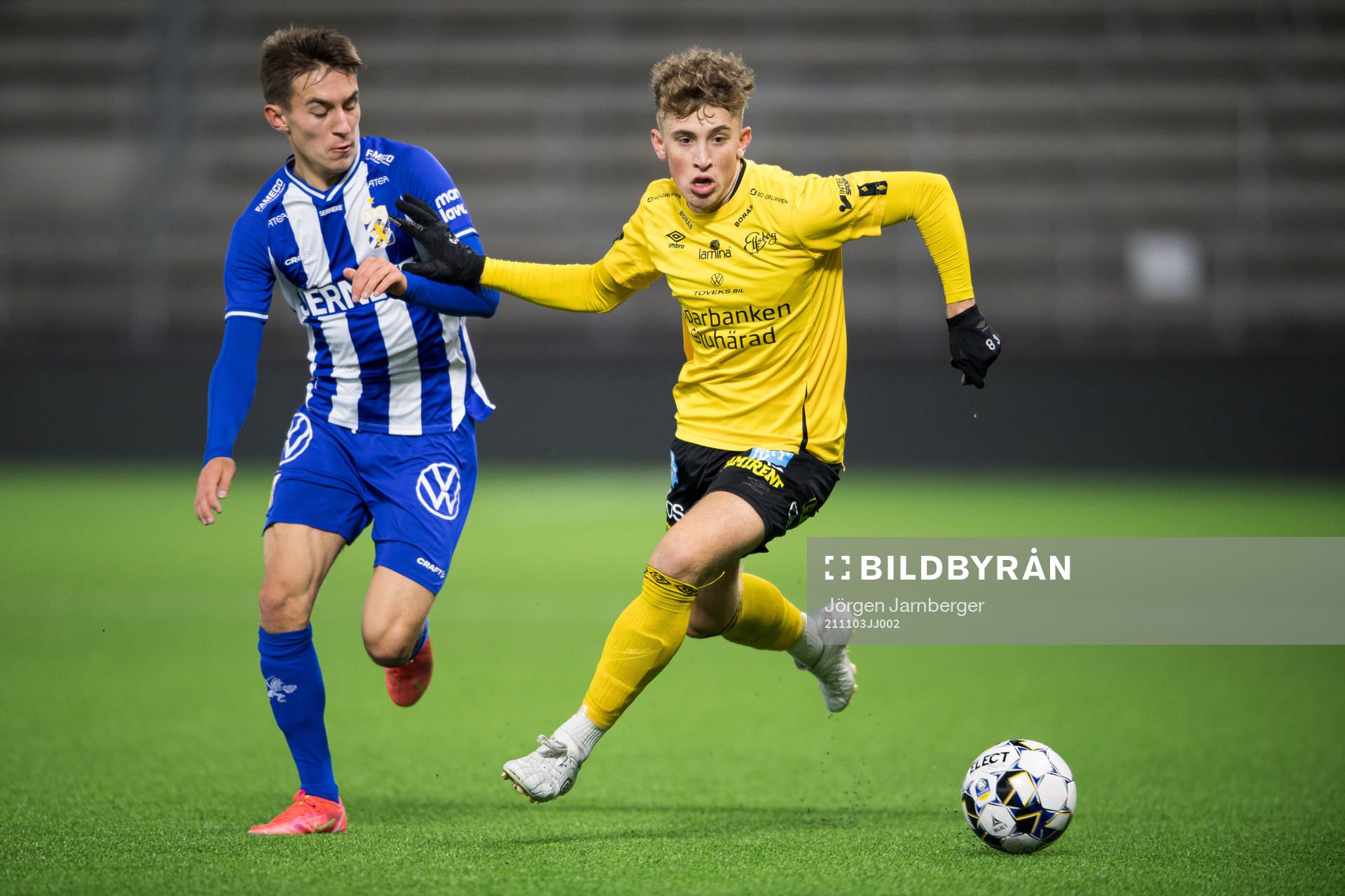 Elfsborgs Isaac Antonsson och IFK Göteborgs Anton Kurochkin