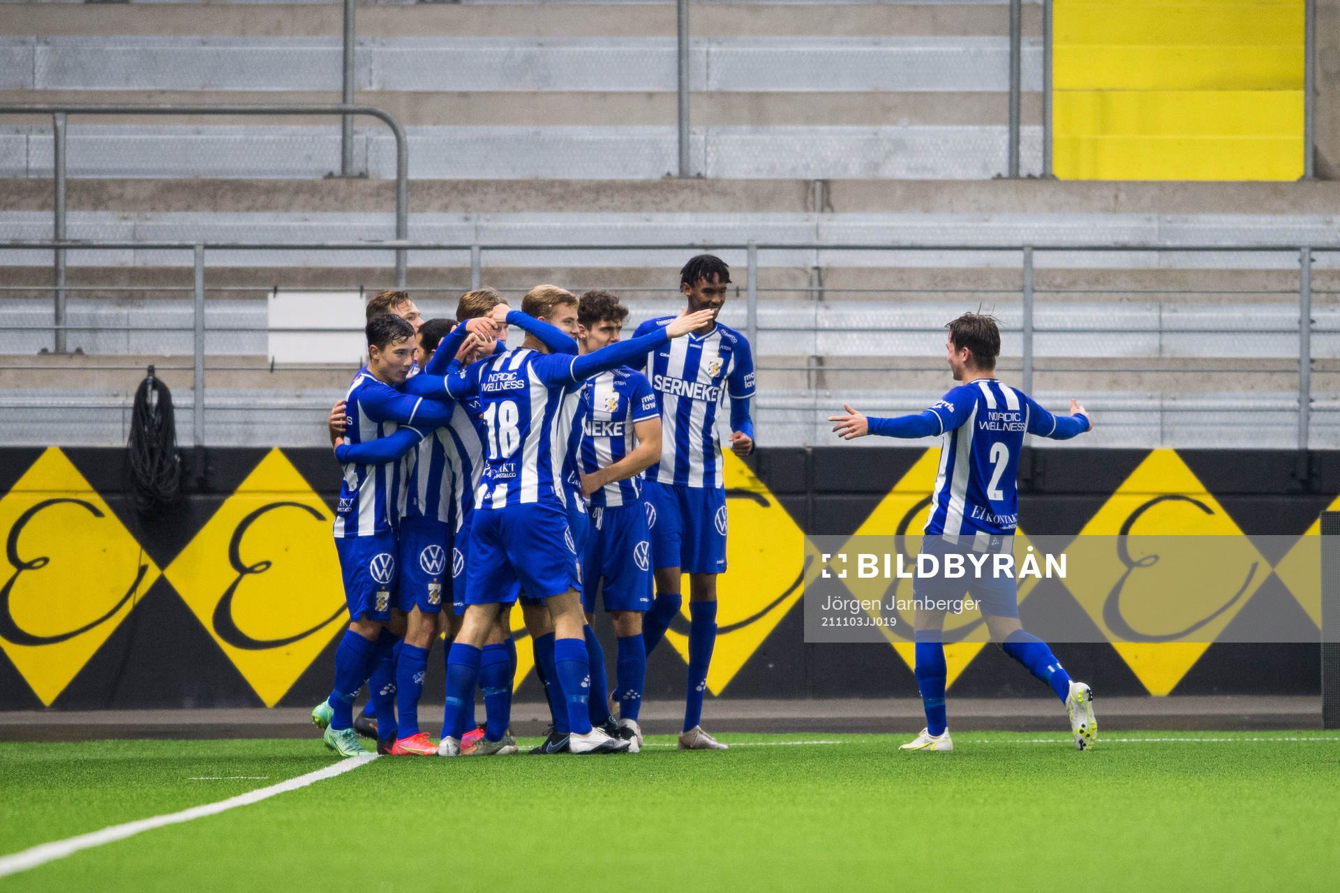 IFK Göteborgs spelare jublar