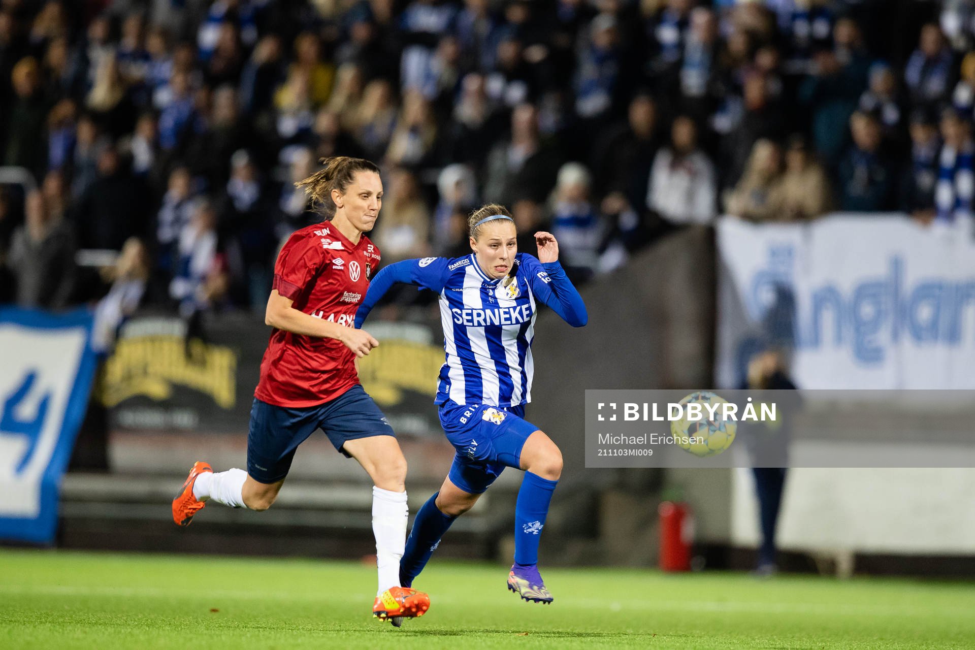 Örgrytes Emma Wilhelmsson och IFK Göteborgs Filippa
