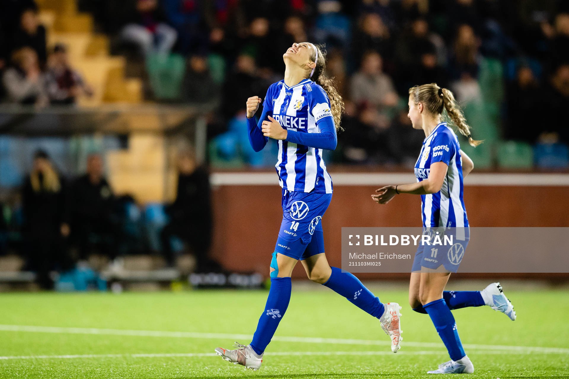 IFK Göteborgs Malva Larsson jublar