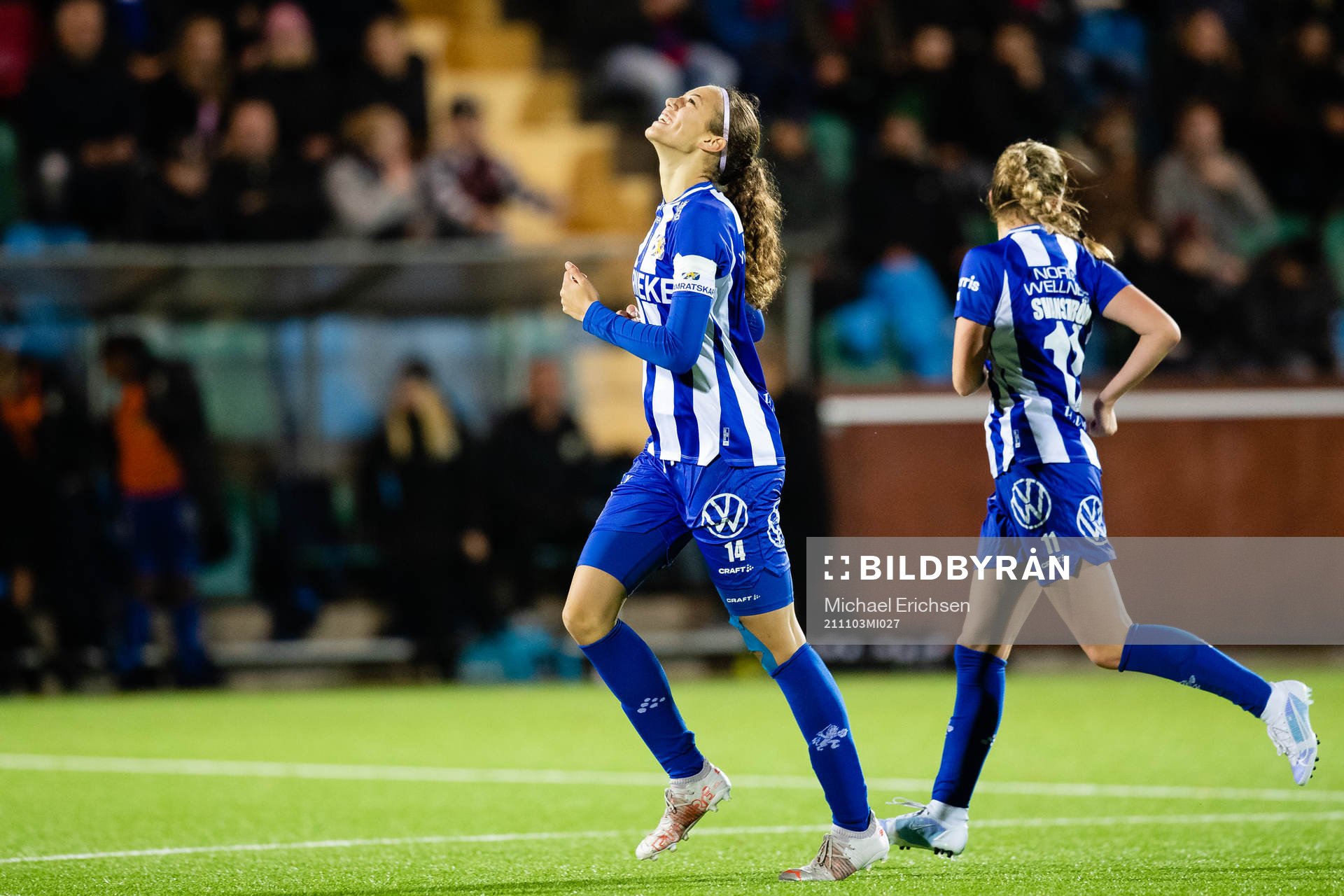 IFK Göteborgs Malva Larsson jublar