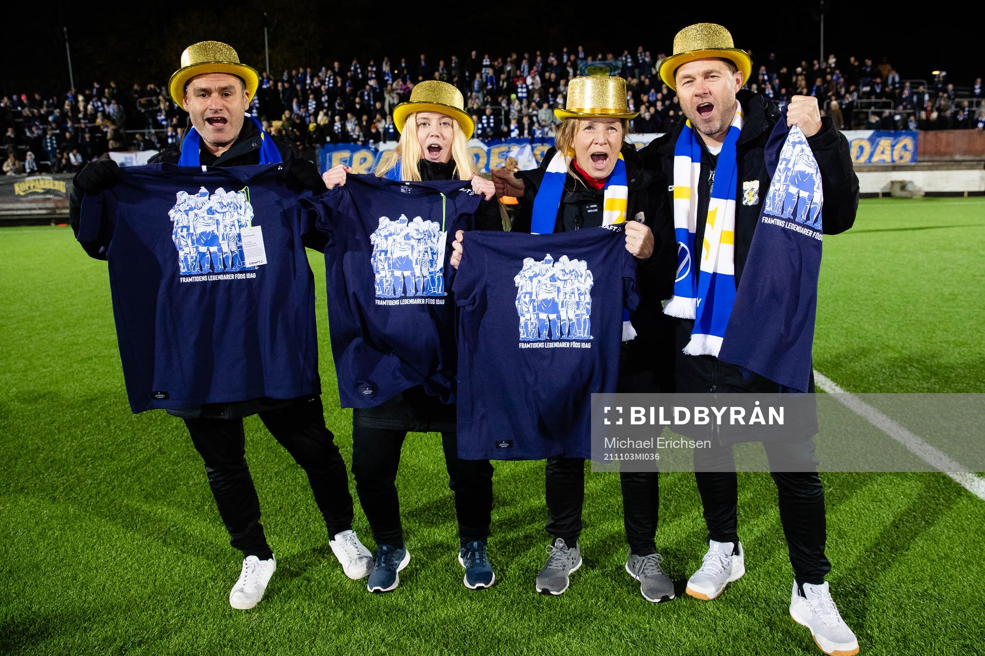 IFK Göteborgs ledare och tränare jublar