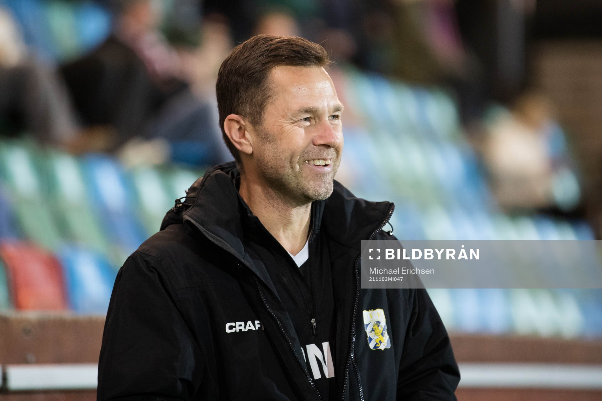 IFK Göteborgs tränare Peter Svanström innan kvalmatchen