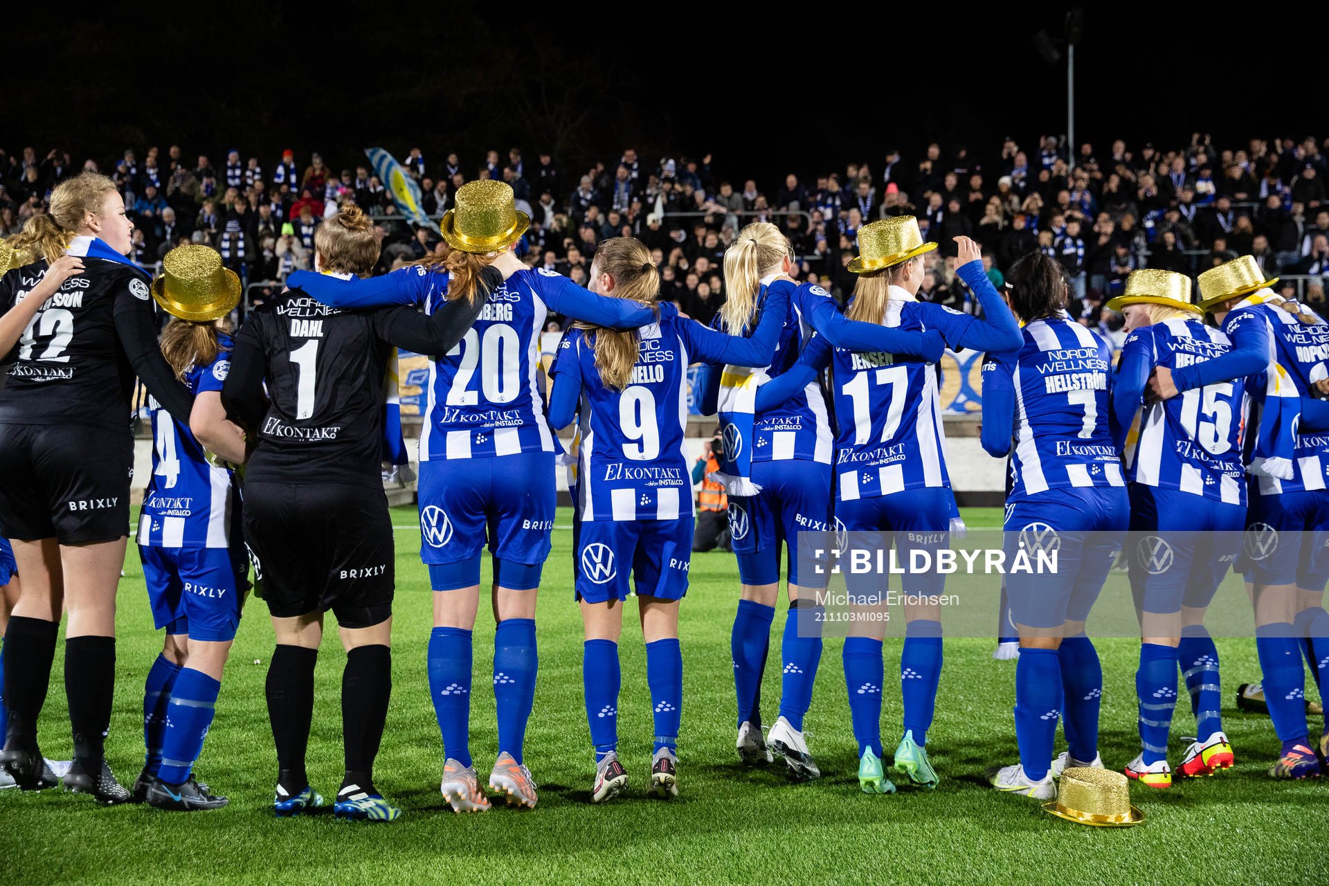 IFK Göteborgs spelare jublar