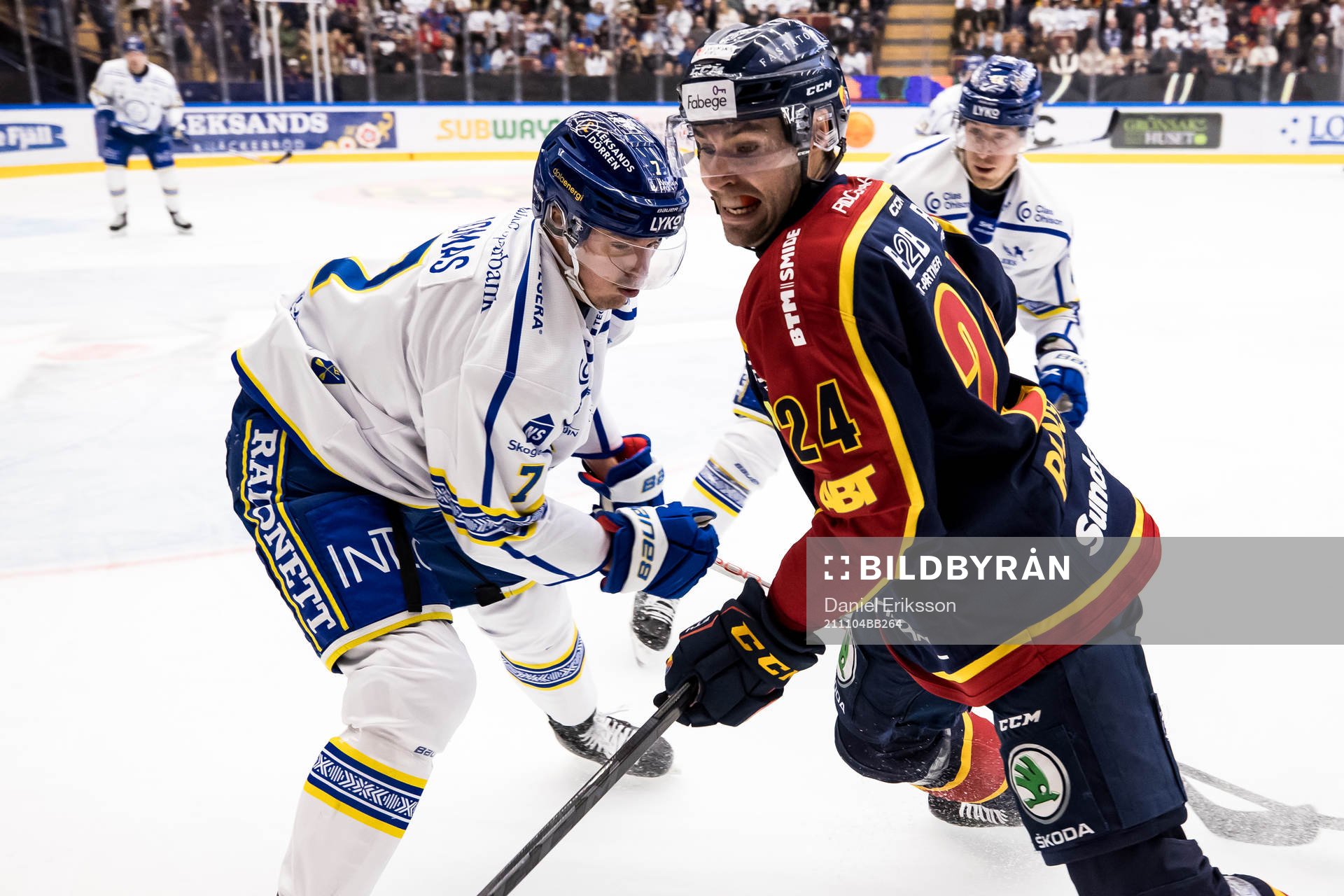Leksands Ben Thomas och Djurgårdens Ludvig Rensfeldt
