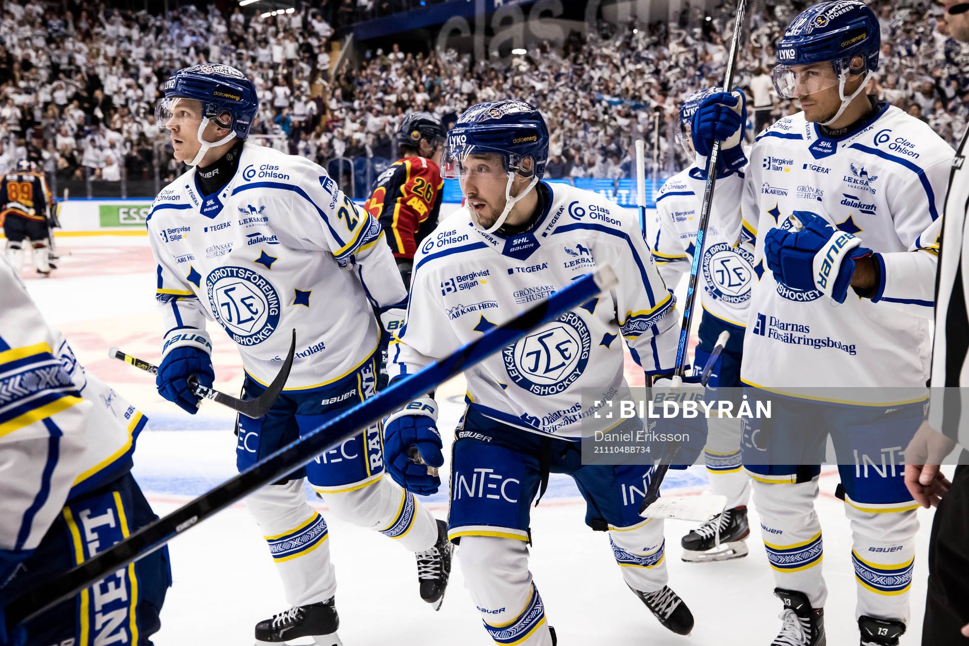 Leksands Max Veronneau jubel