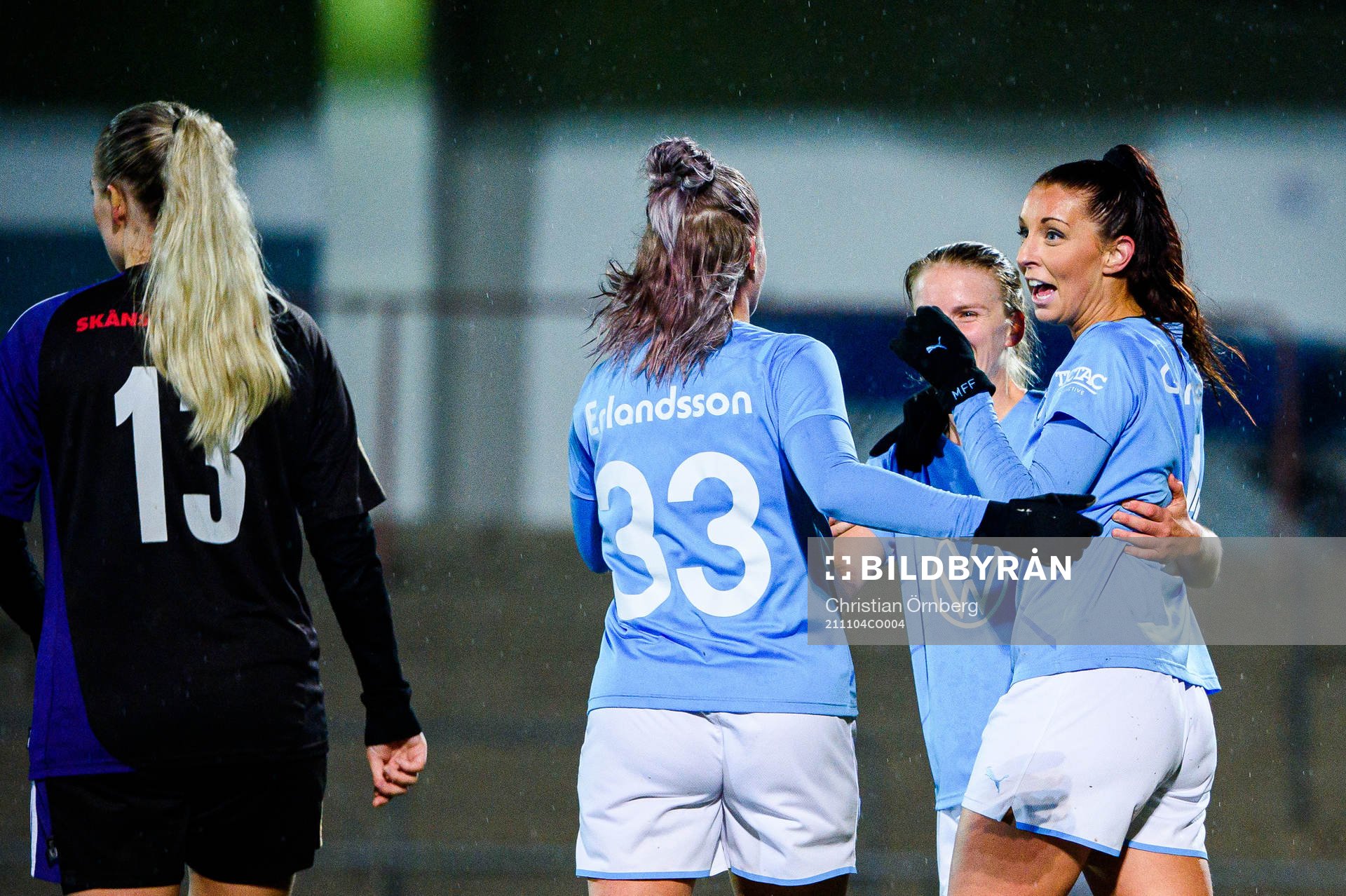 Malmö FFs Malin Gunnarsson jublar