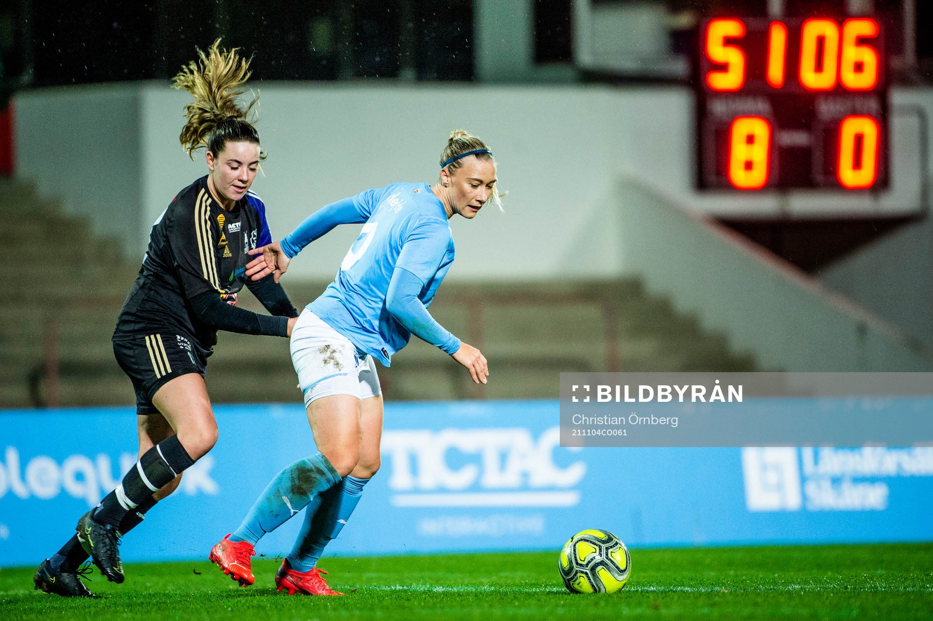 Malmö FFs Madeleine Hejde mot Dalby/Genarps Alexandra