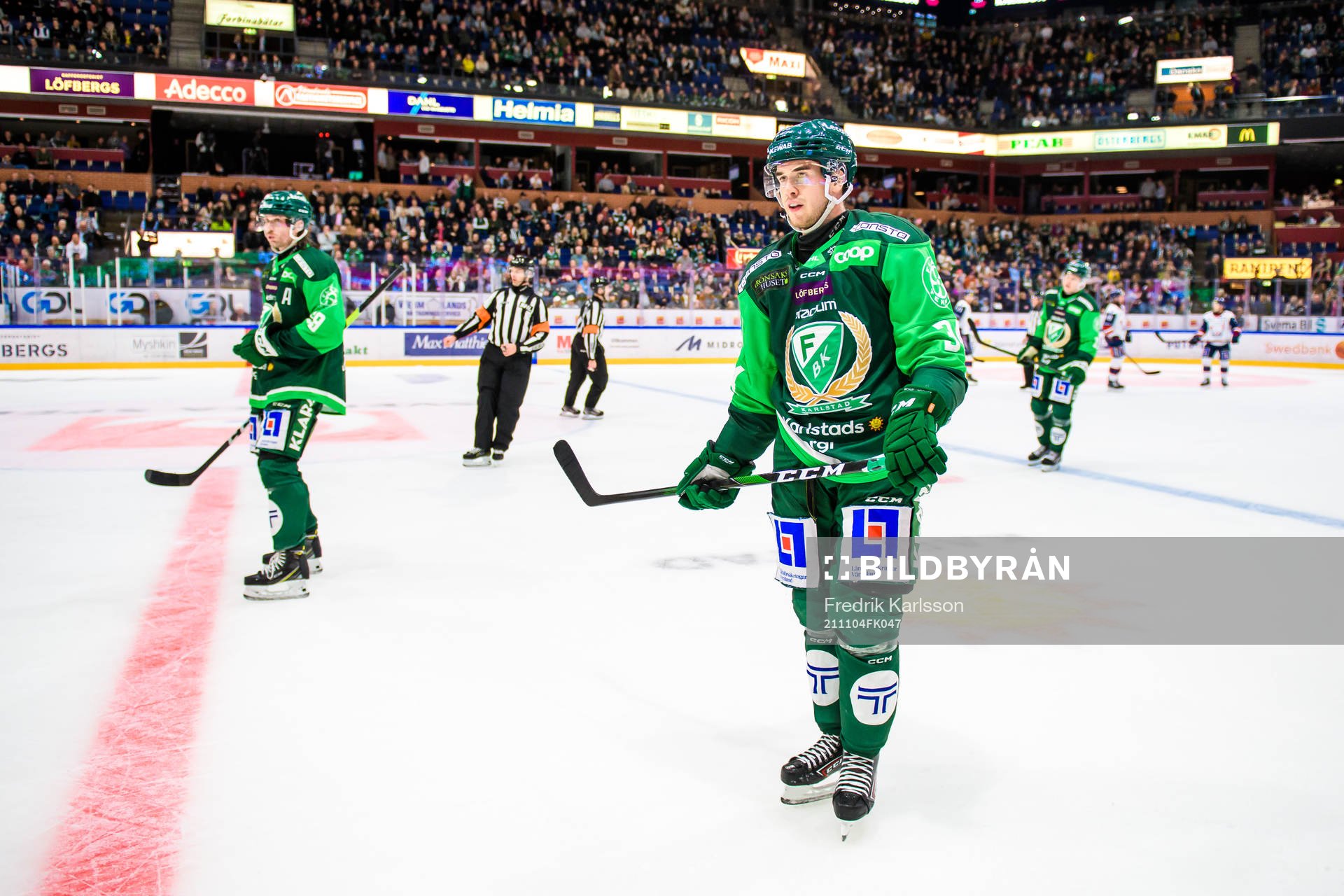 Färjestads Michael Lindqvist deppar med lagkamrater