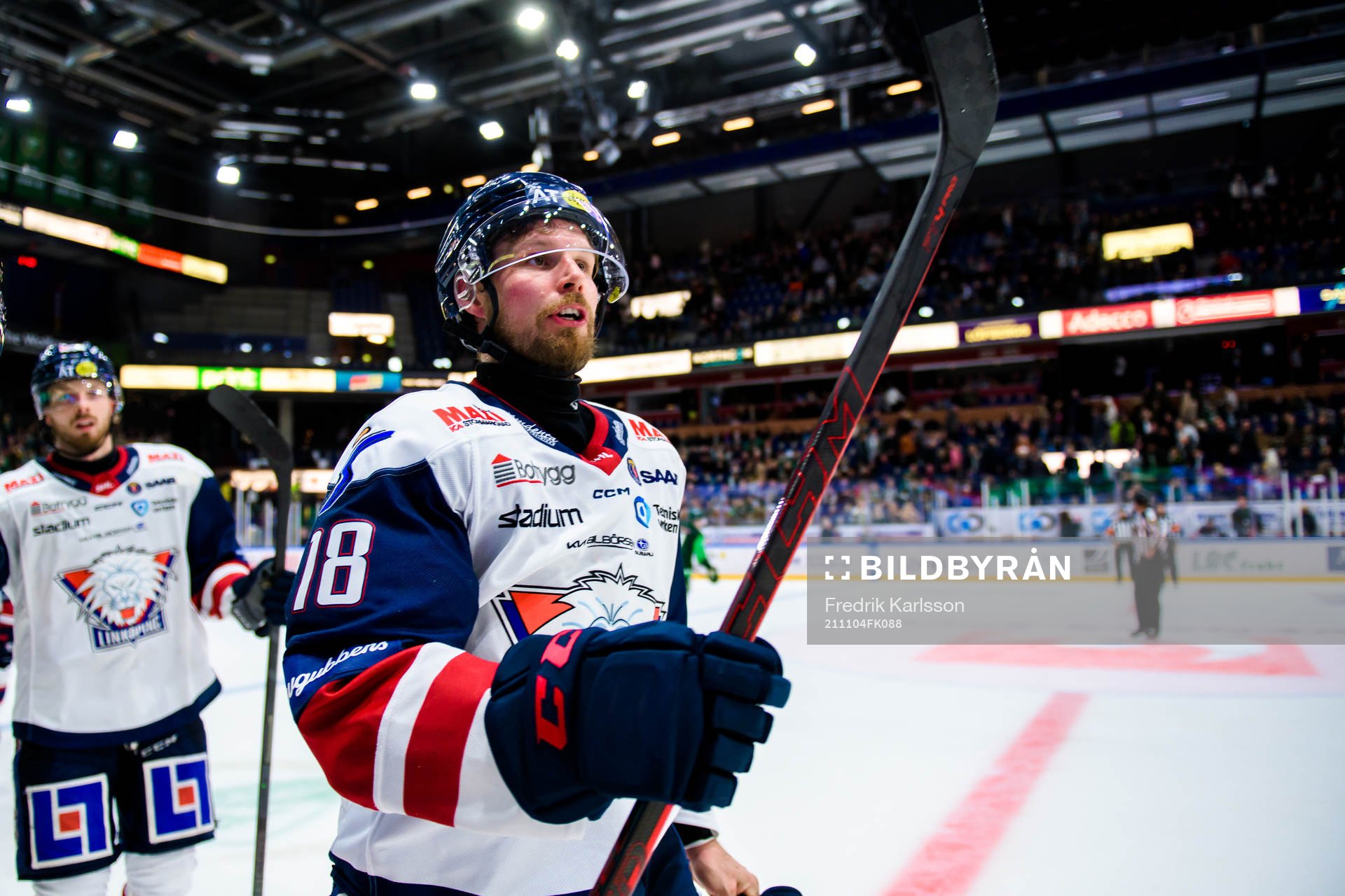 Linköpings Alexander Johansson jublar