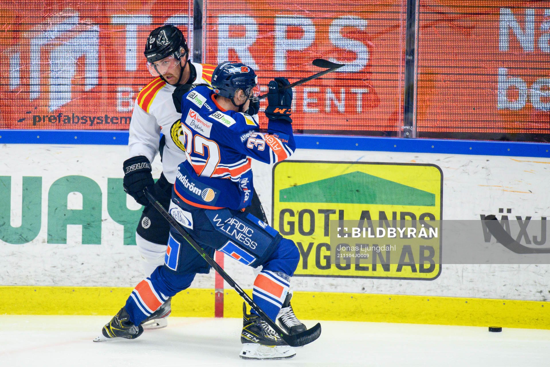 Brynäs Anton Mylläri och Växjös Oscar Hagman