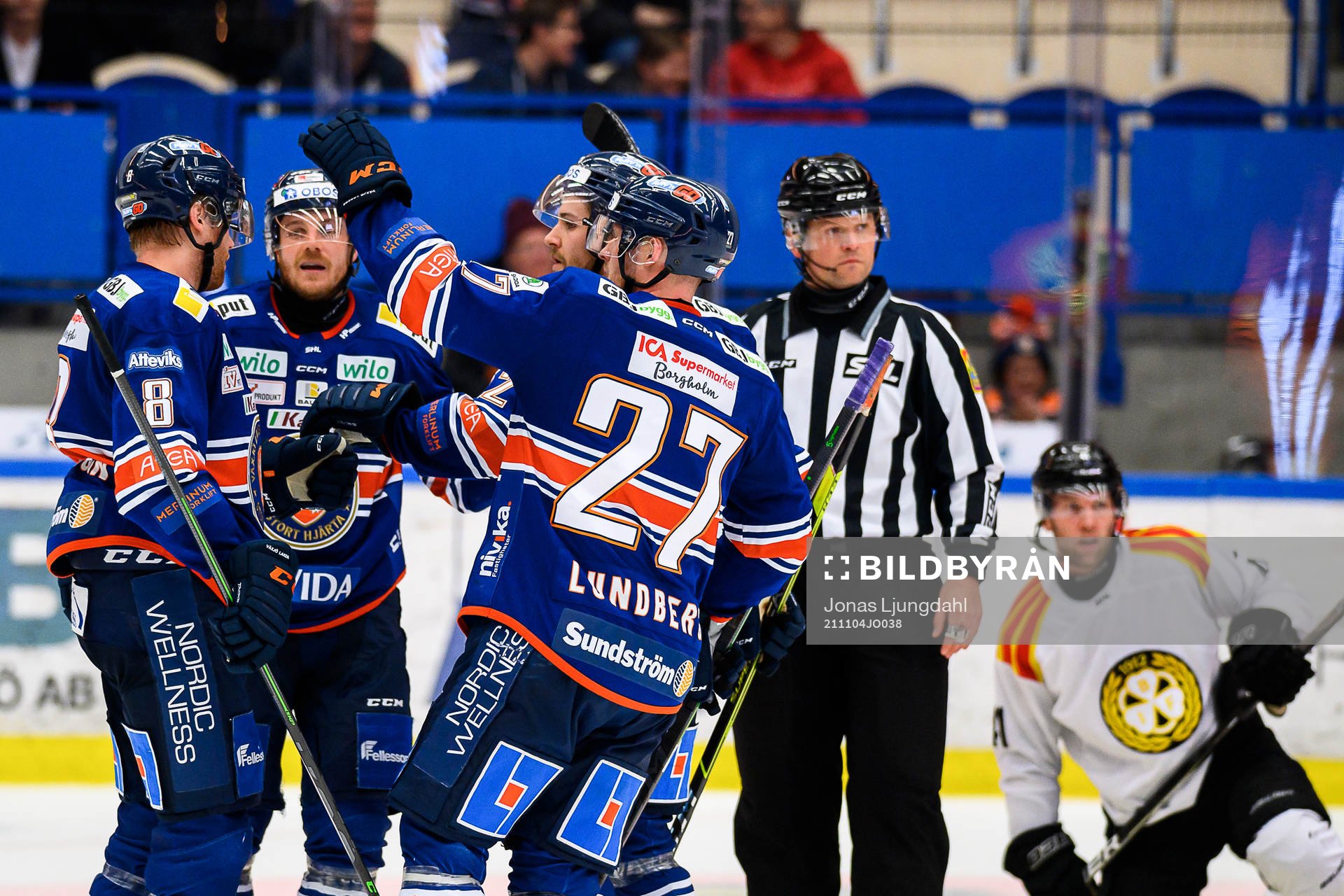 Växjös Ludvig Claesson, Erik Josefsson och Martin