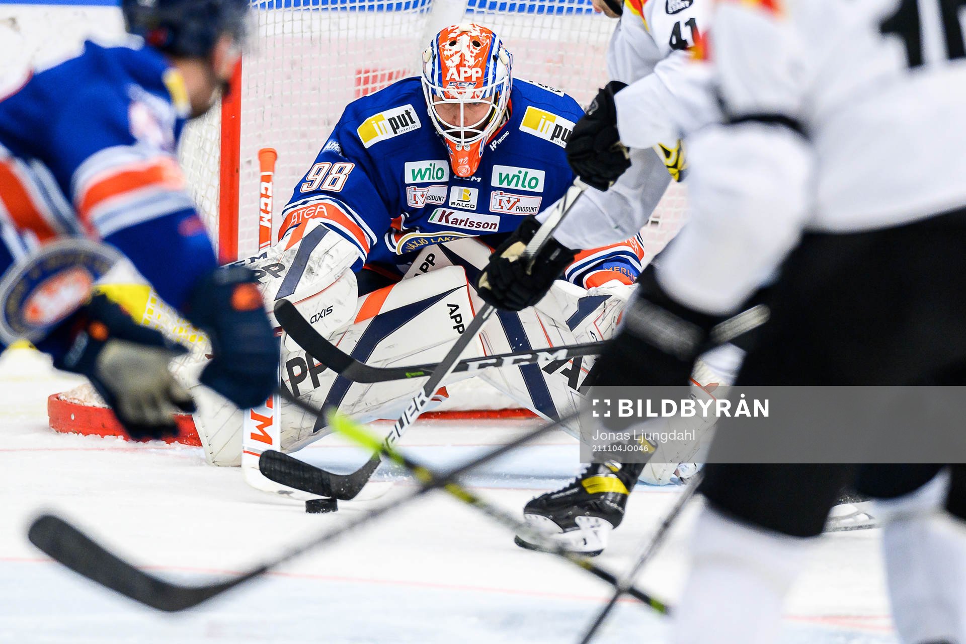 Växjös målvakt Janis Kalnins