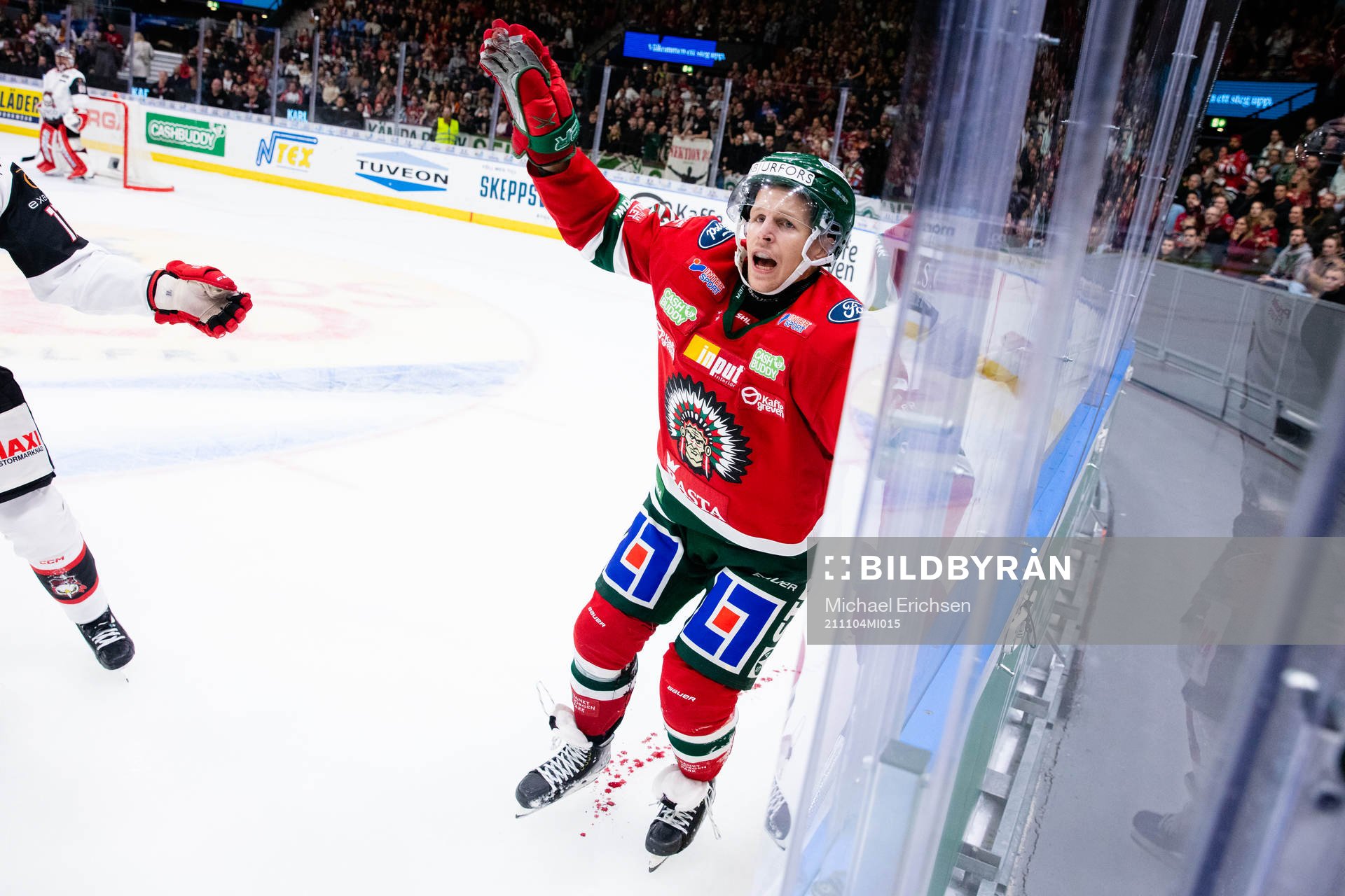 Frölundas Max Friberg blöder