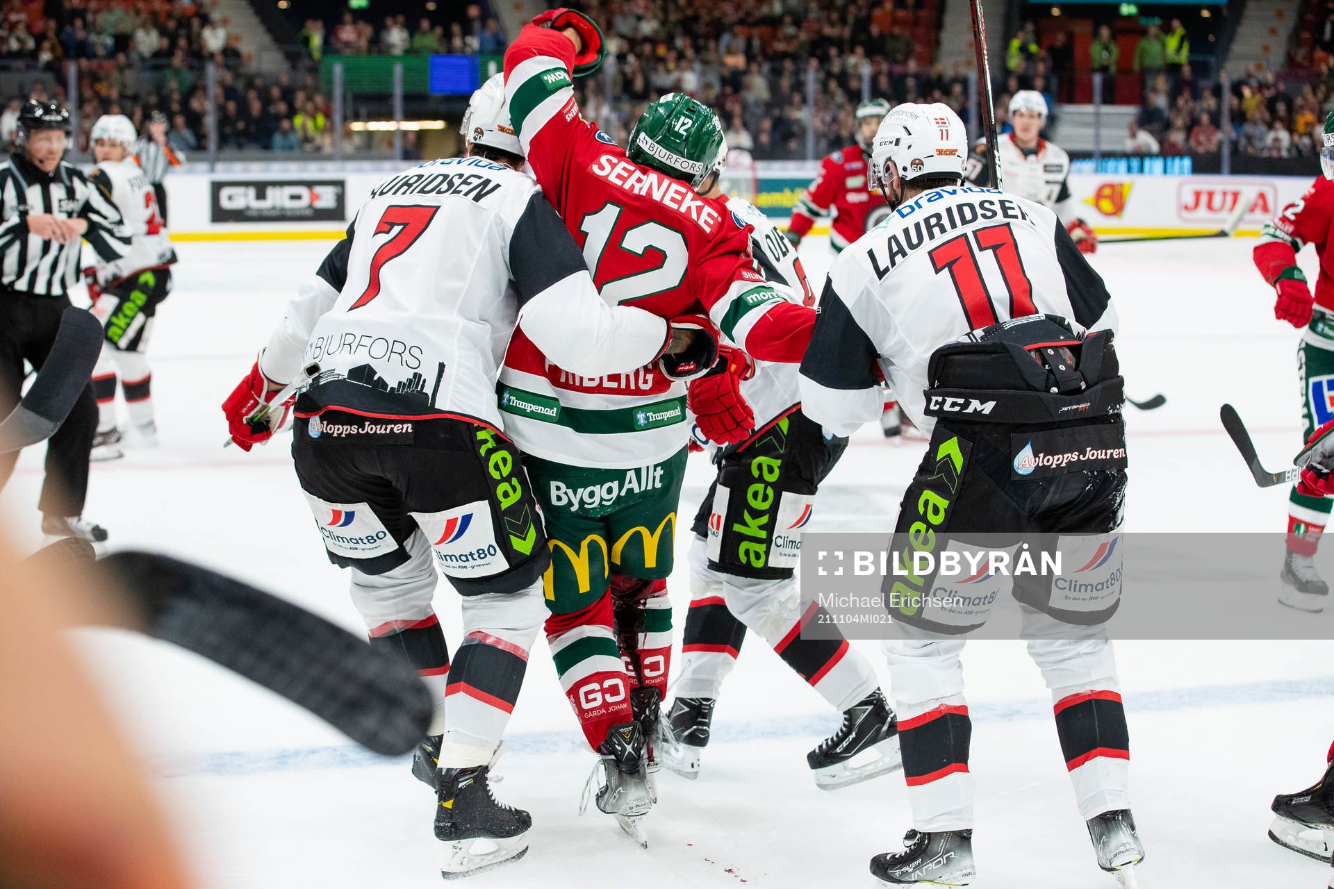 Malmö Redhawks Oliver Lauridsen och Markus Lauridsen