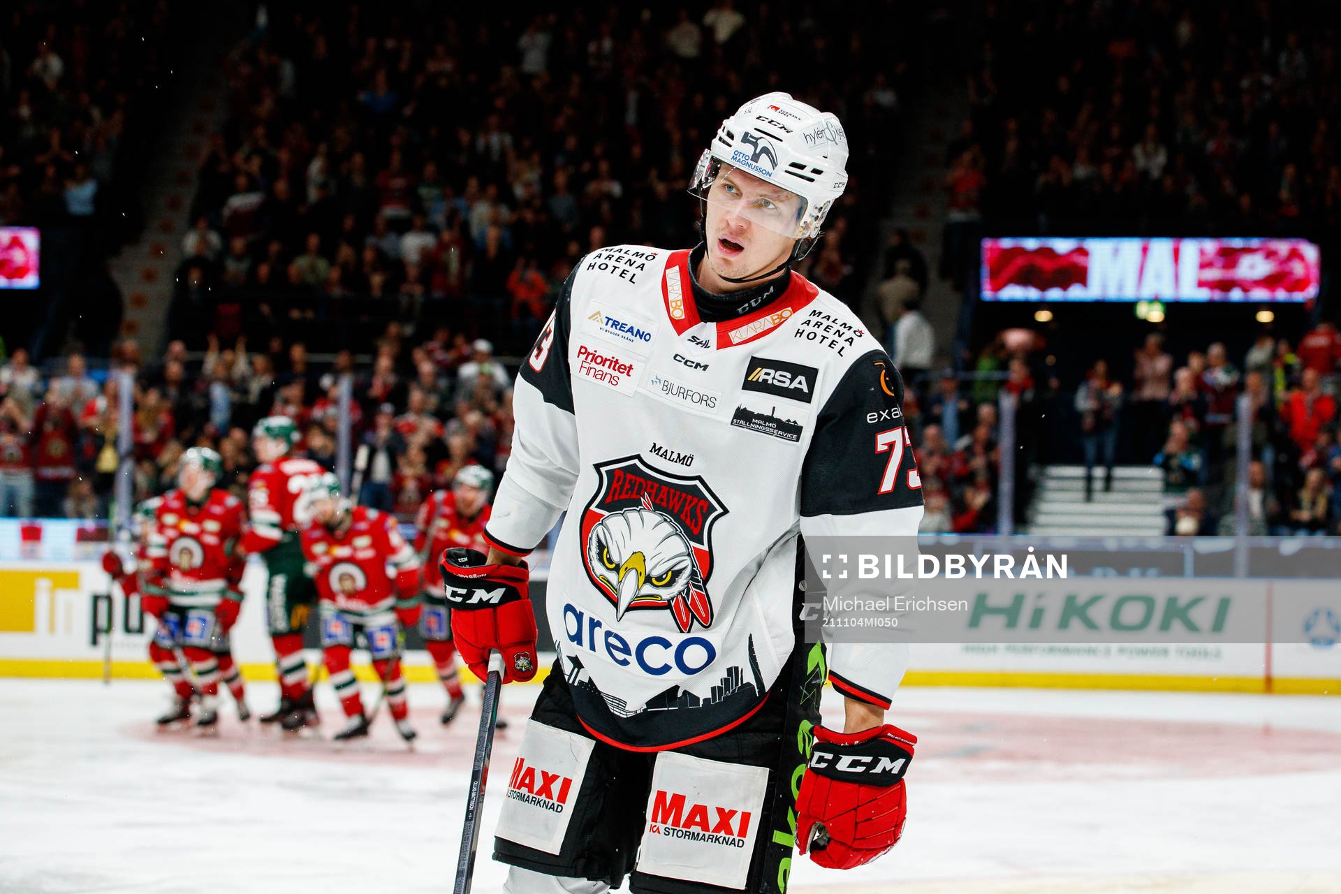 Malmö Redhawks Adam Ollas Mattsson deppar