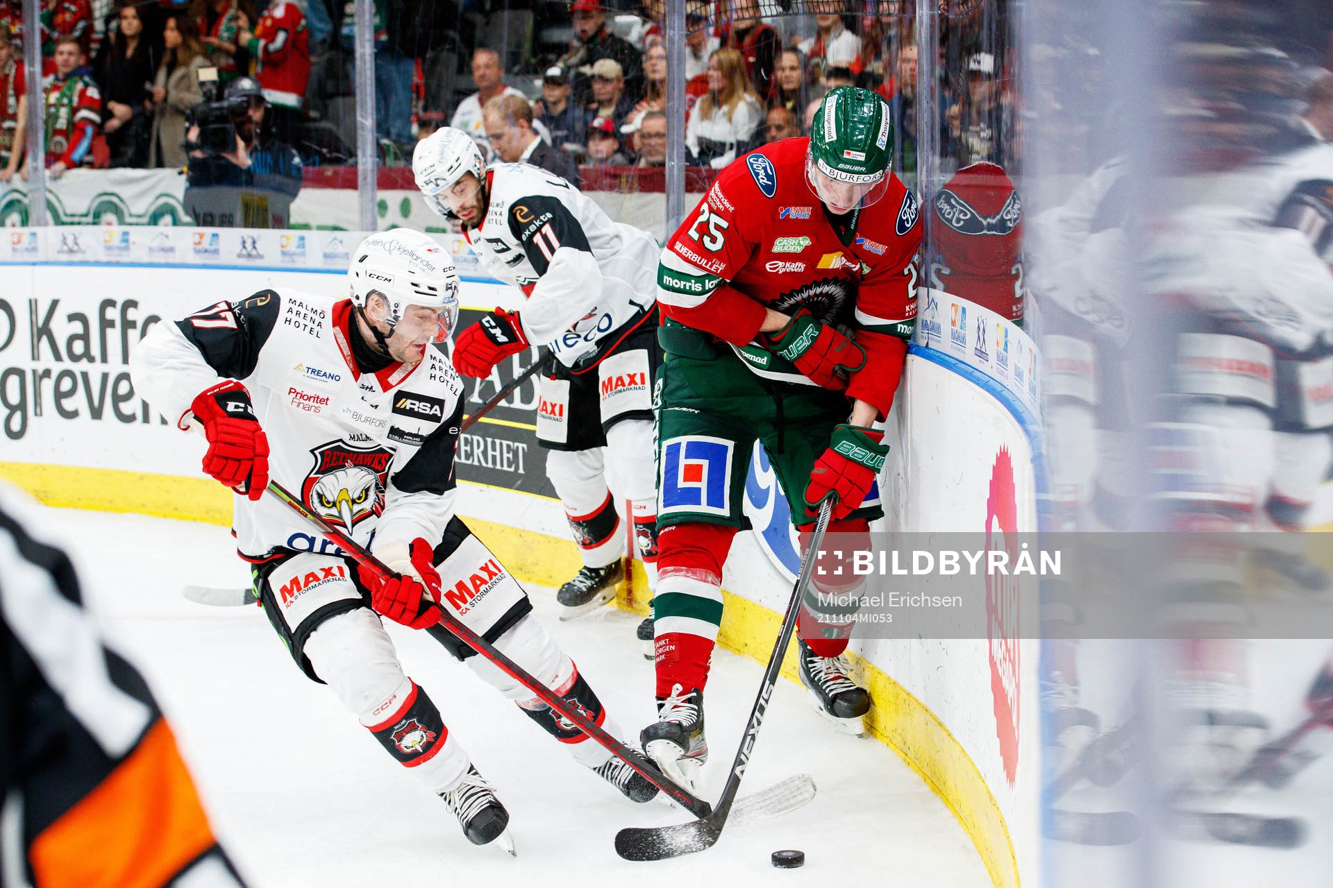 Malmö Redhawks Pathrik Westerholm och Frölundas Elmer