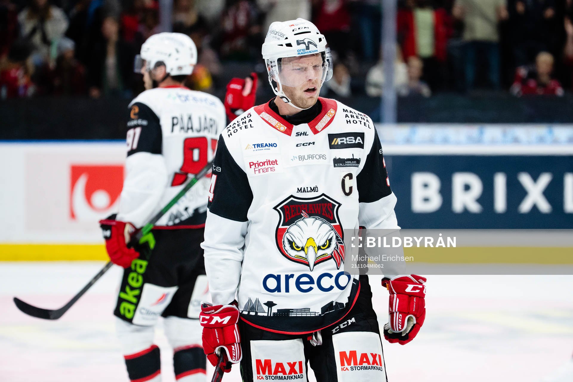 Malmö Redhawks Carl Söderberg deppar i slutet av