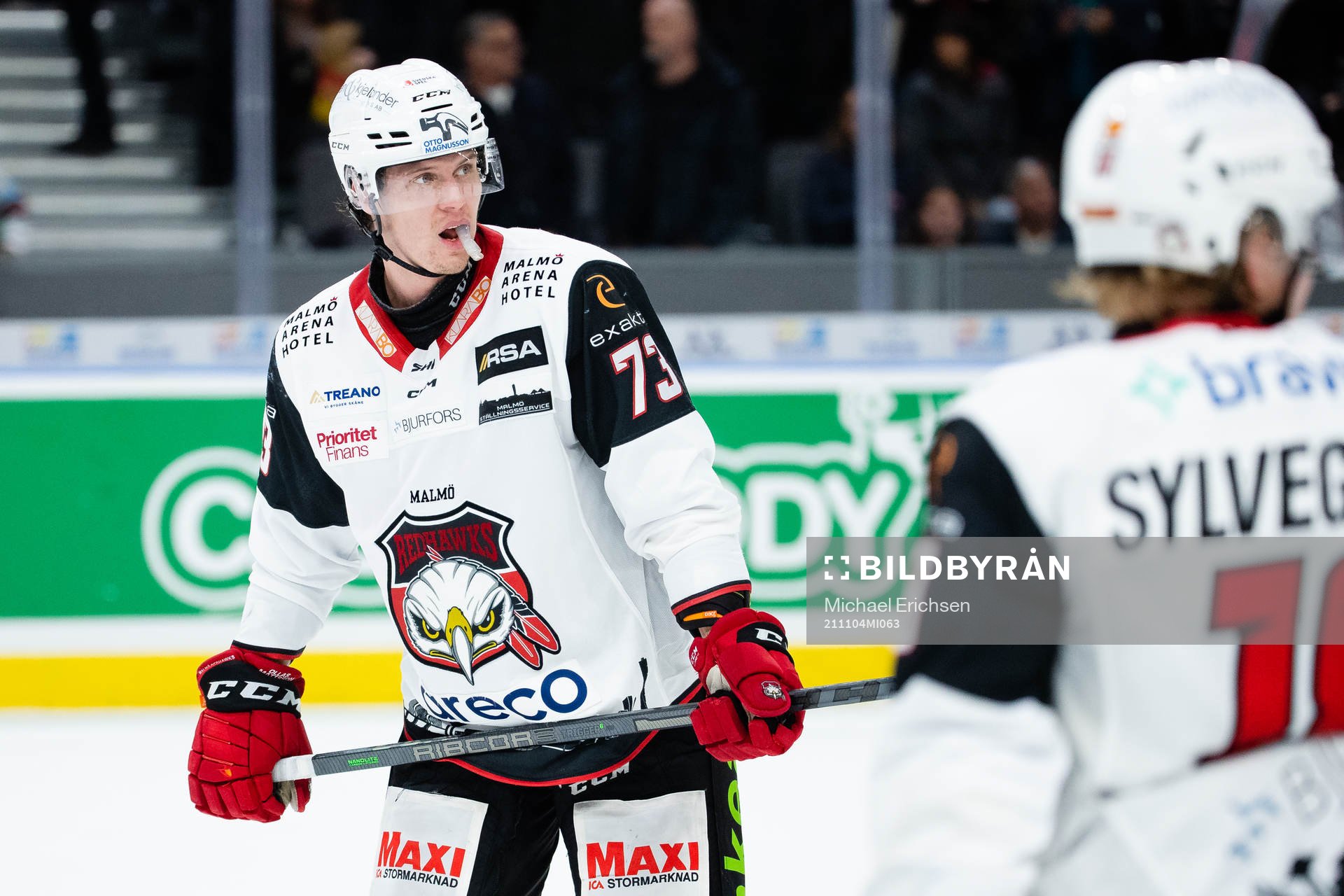 Malmö Redhawks Adam Ollas Mattsson deppar i slutet av