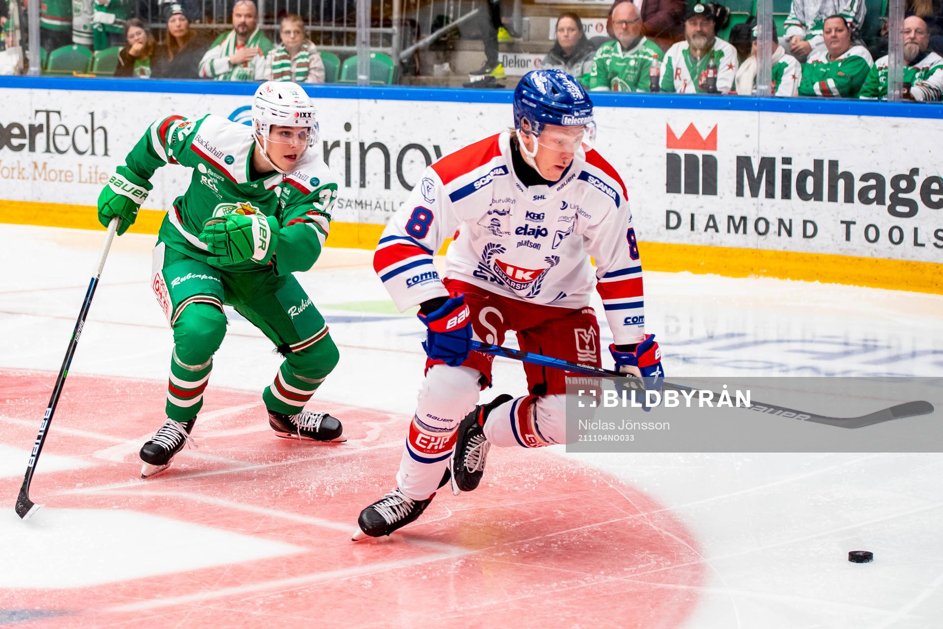 Rögles Oskar Hassel och Oskarshamns Fredrik Olofsson