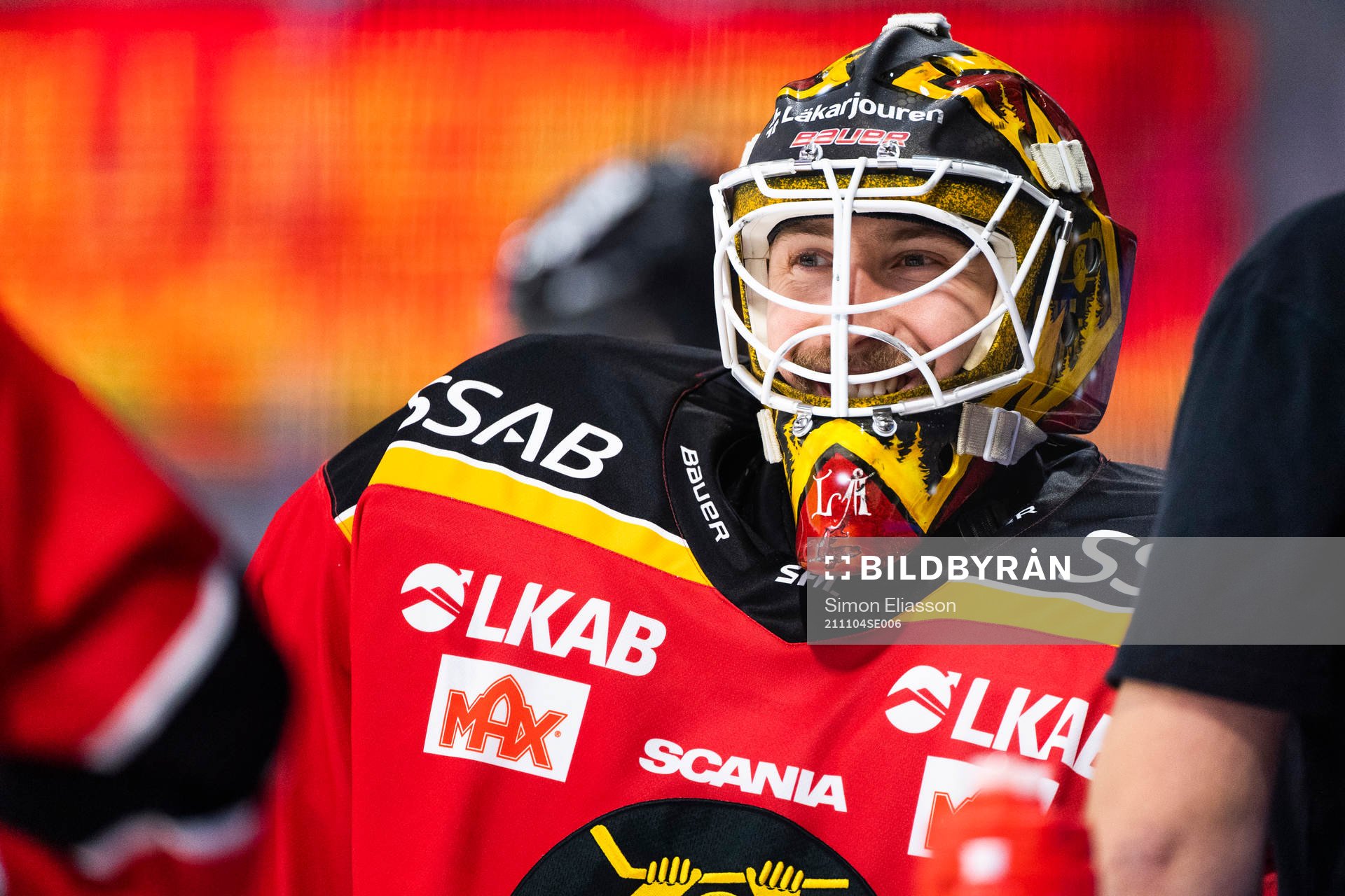 Luleås målvakt Joel Lassinantti