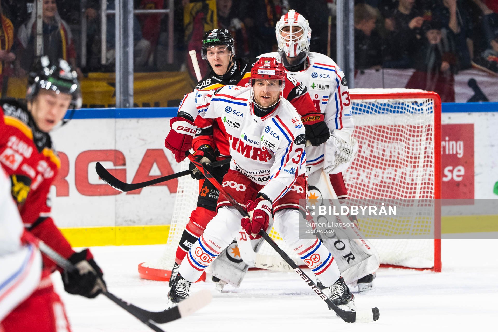Luleås Joonas Rask och Timrås Oliver Bohm