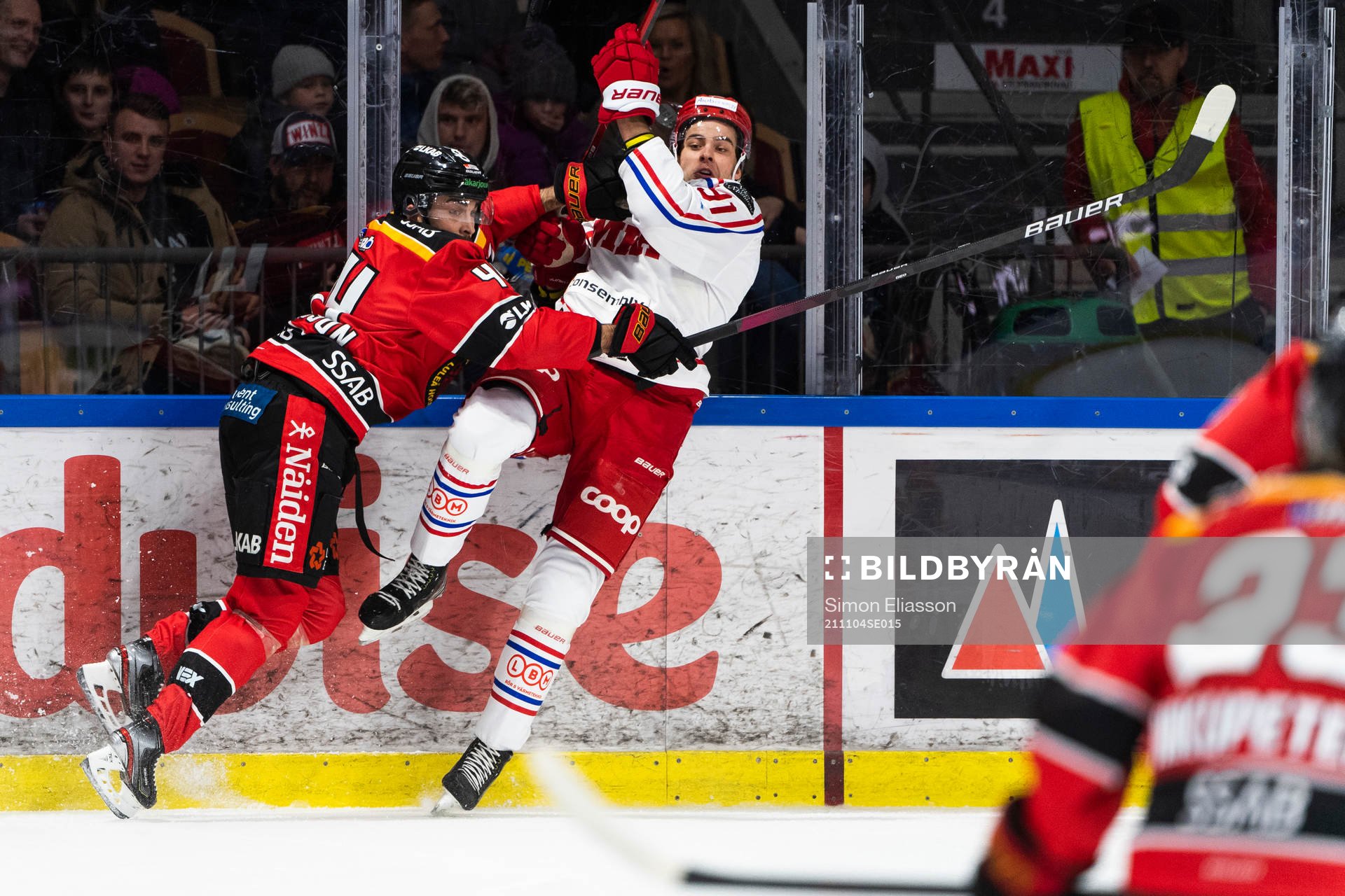 Luleås Jonathan Andersson och Timrås Viktor Lodin