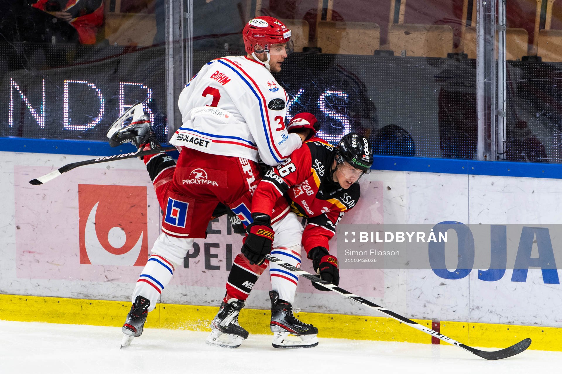 Timrås Oliver Bohm och Luleås Radek Muzik