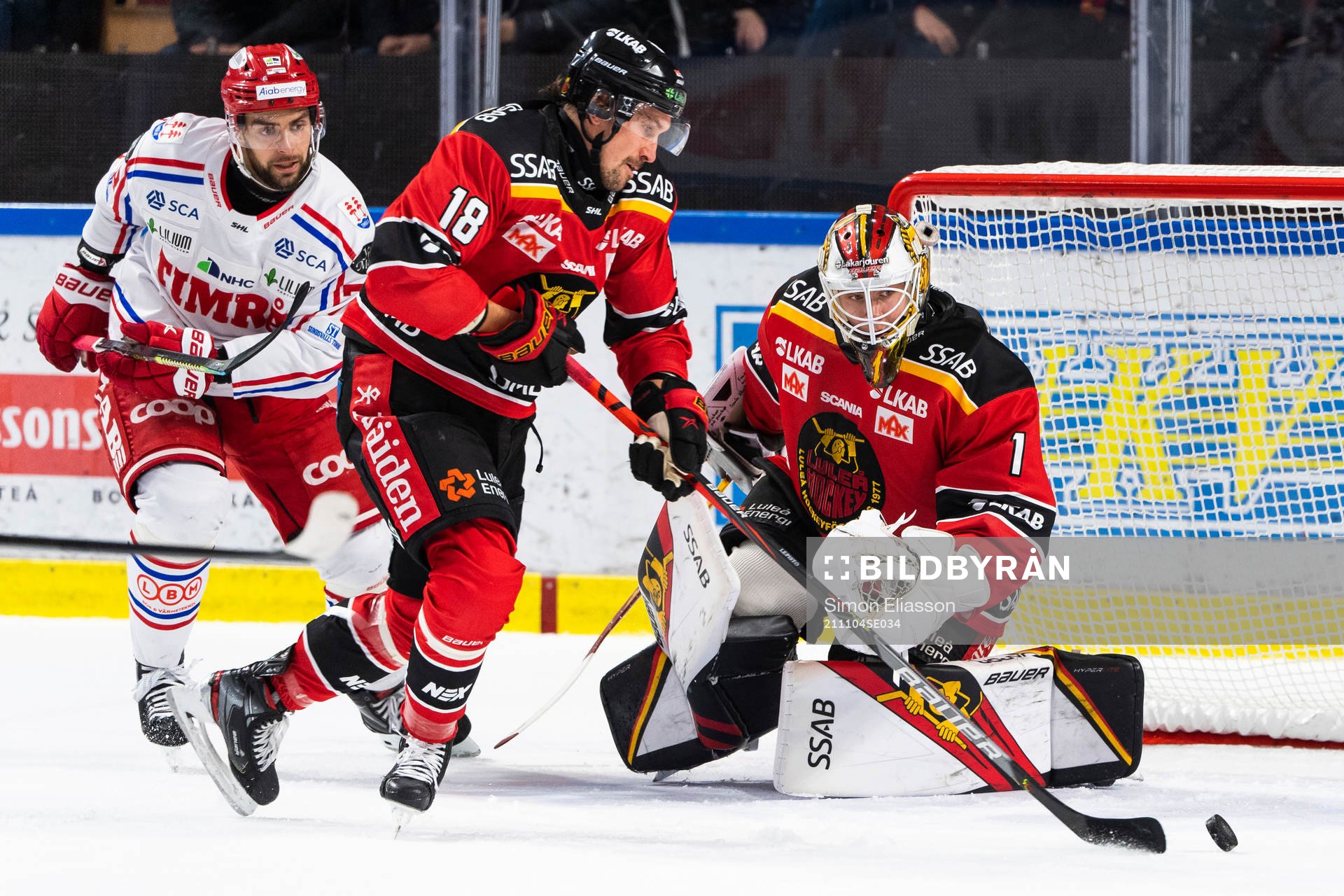 Luleås målvakt Jesper Wallstedt