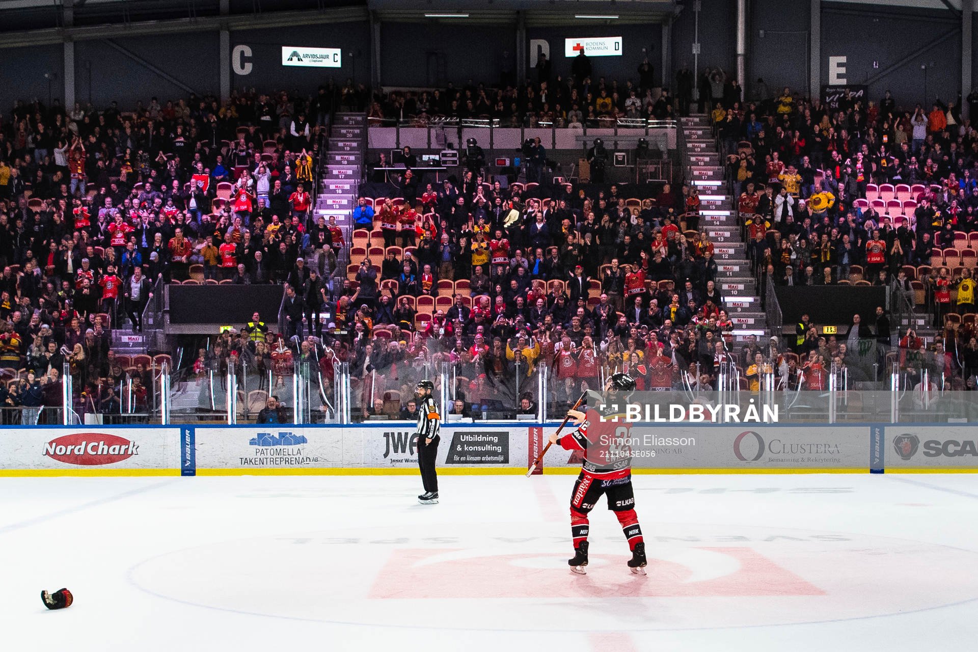 Luleås Oscar Engsund jublar